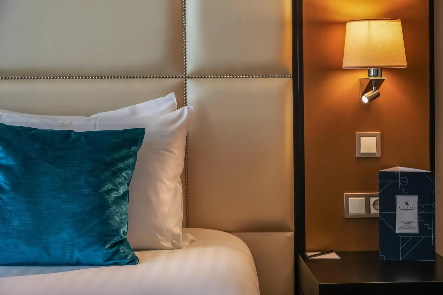 Bed in Eurostars Danube Budapest