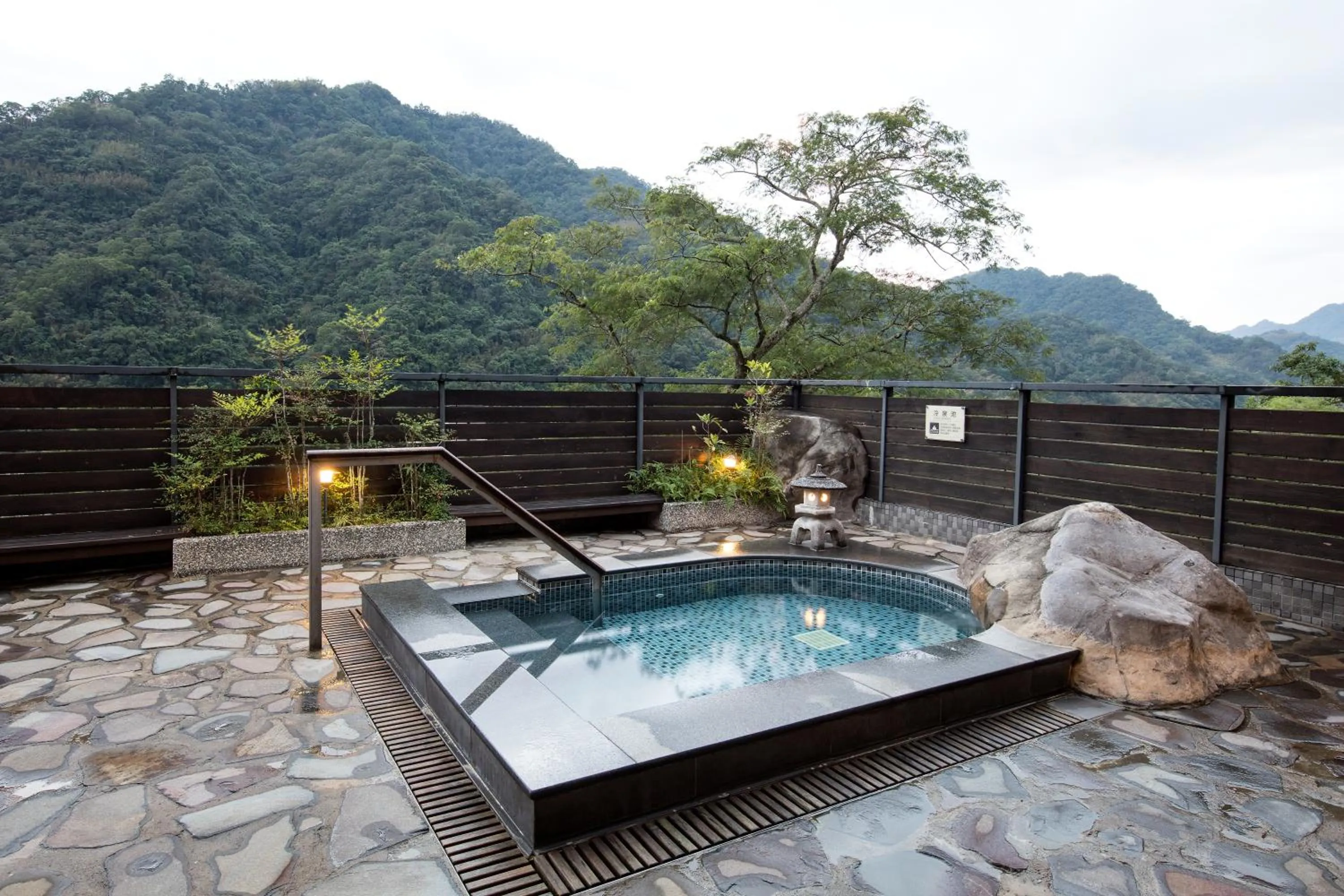Hot Spring Bath in Great Roots Forestry Spa Resort