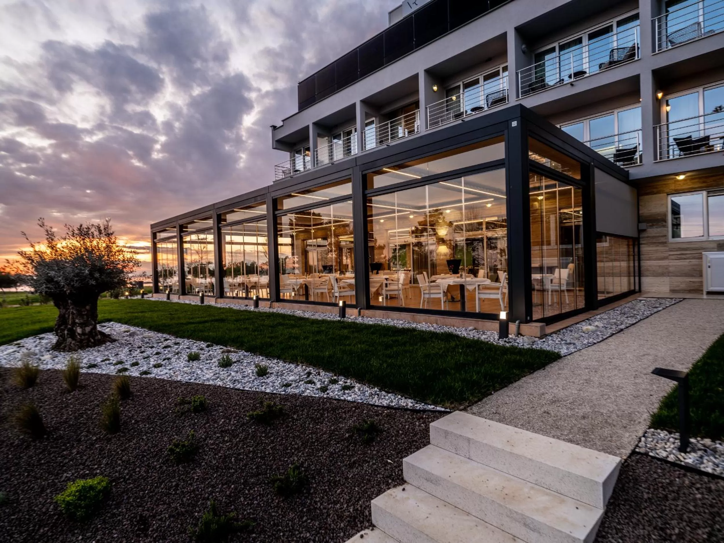 Property building in Hotel Villa Rosetta