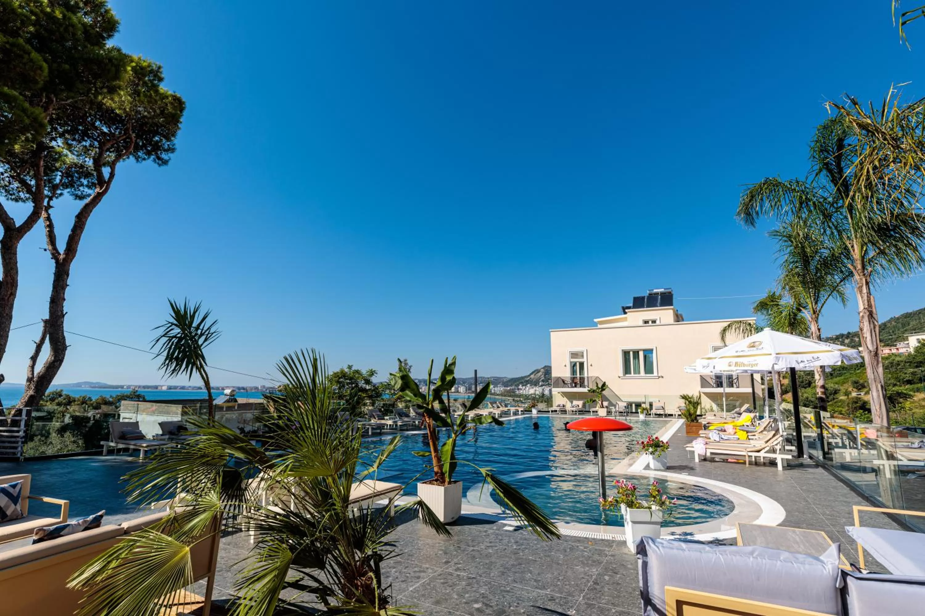 Property building in Le Palazzine Hotel