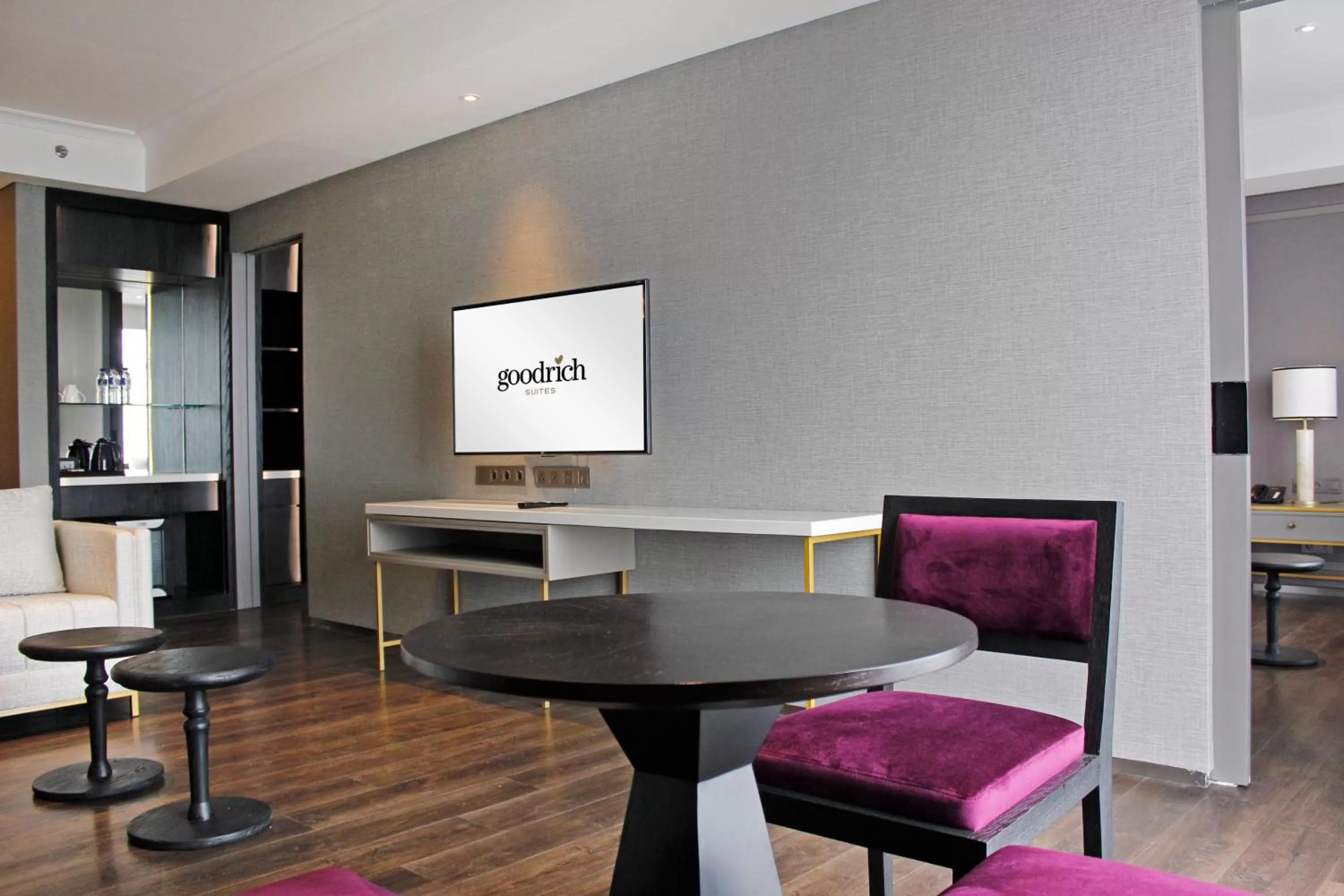 Living room in Goodrich Suites, Jakarta