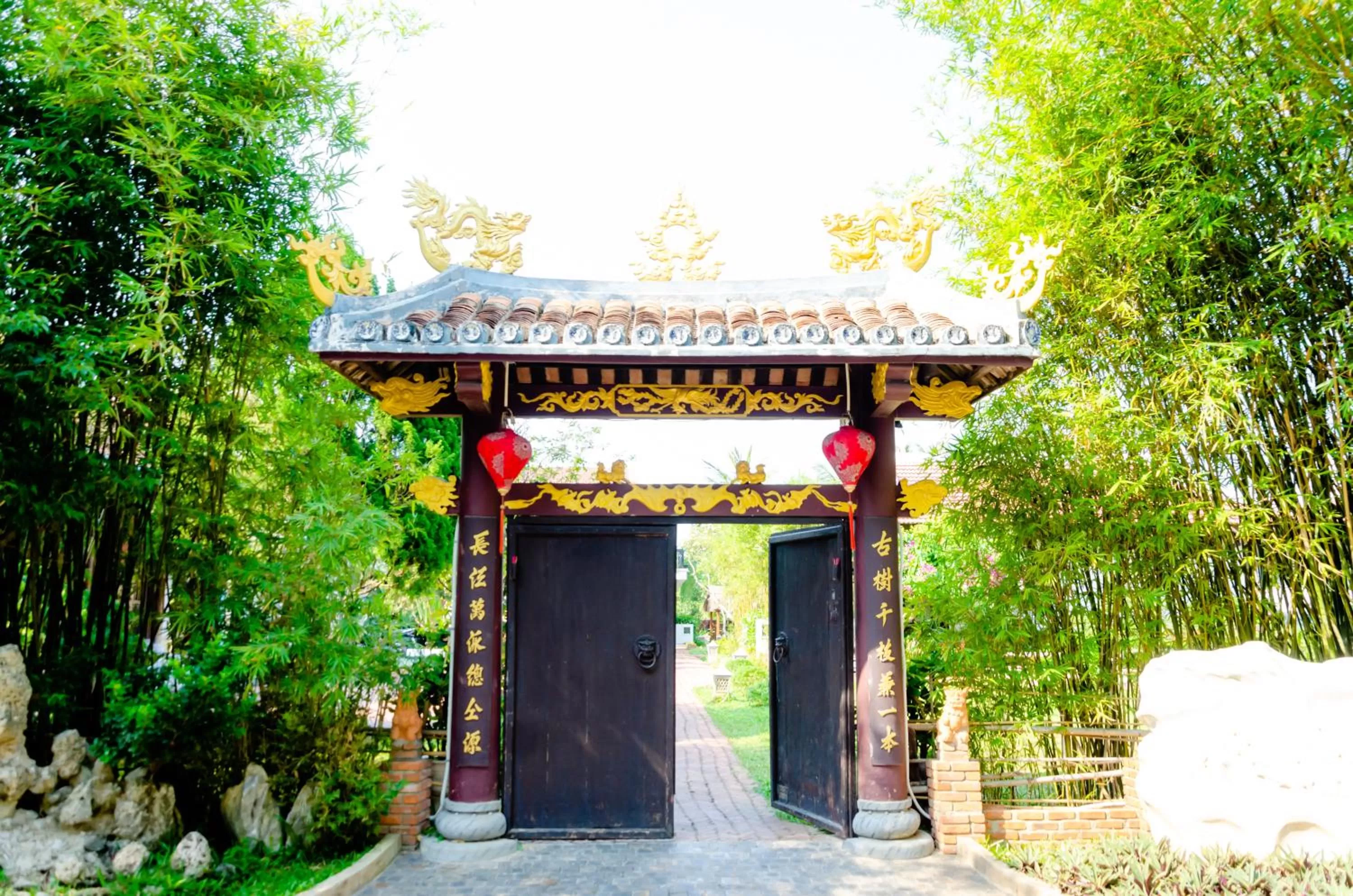 Property building in Riverside Bamboo Resort Hoi An