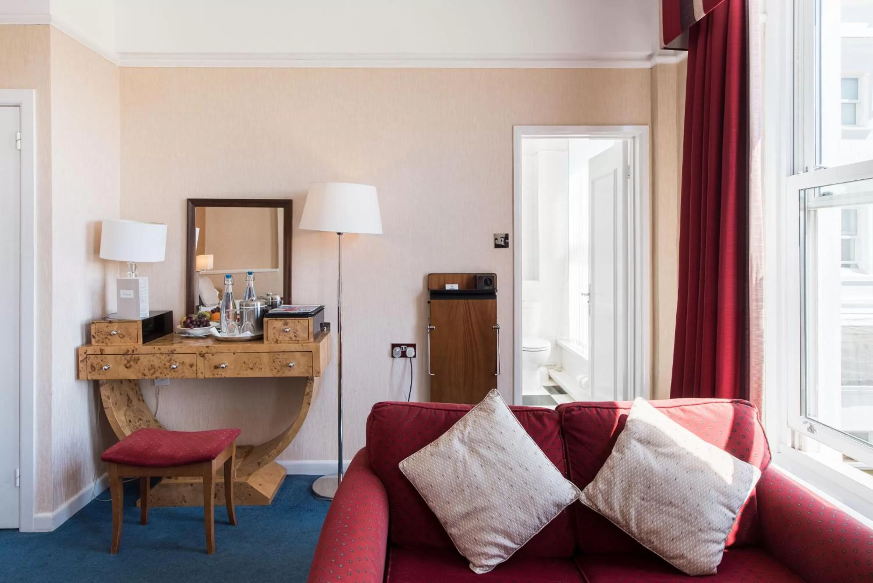 Seating area in The Palace Hotel