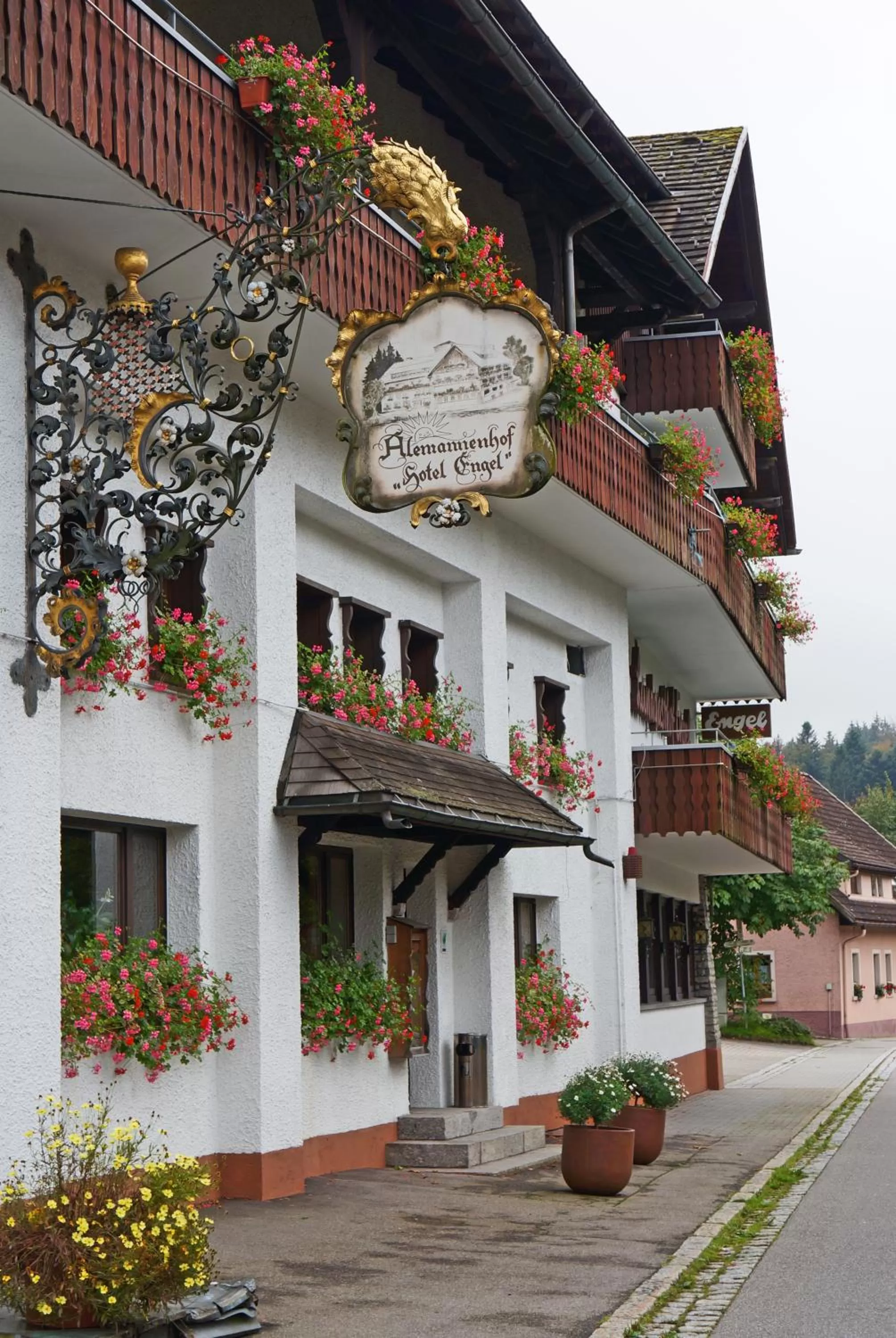 Property building in Alemannenhof Hotel Engel
