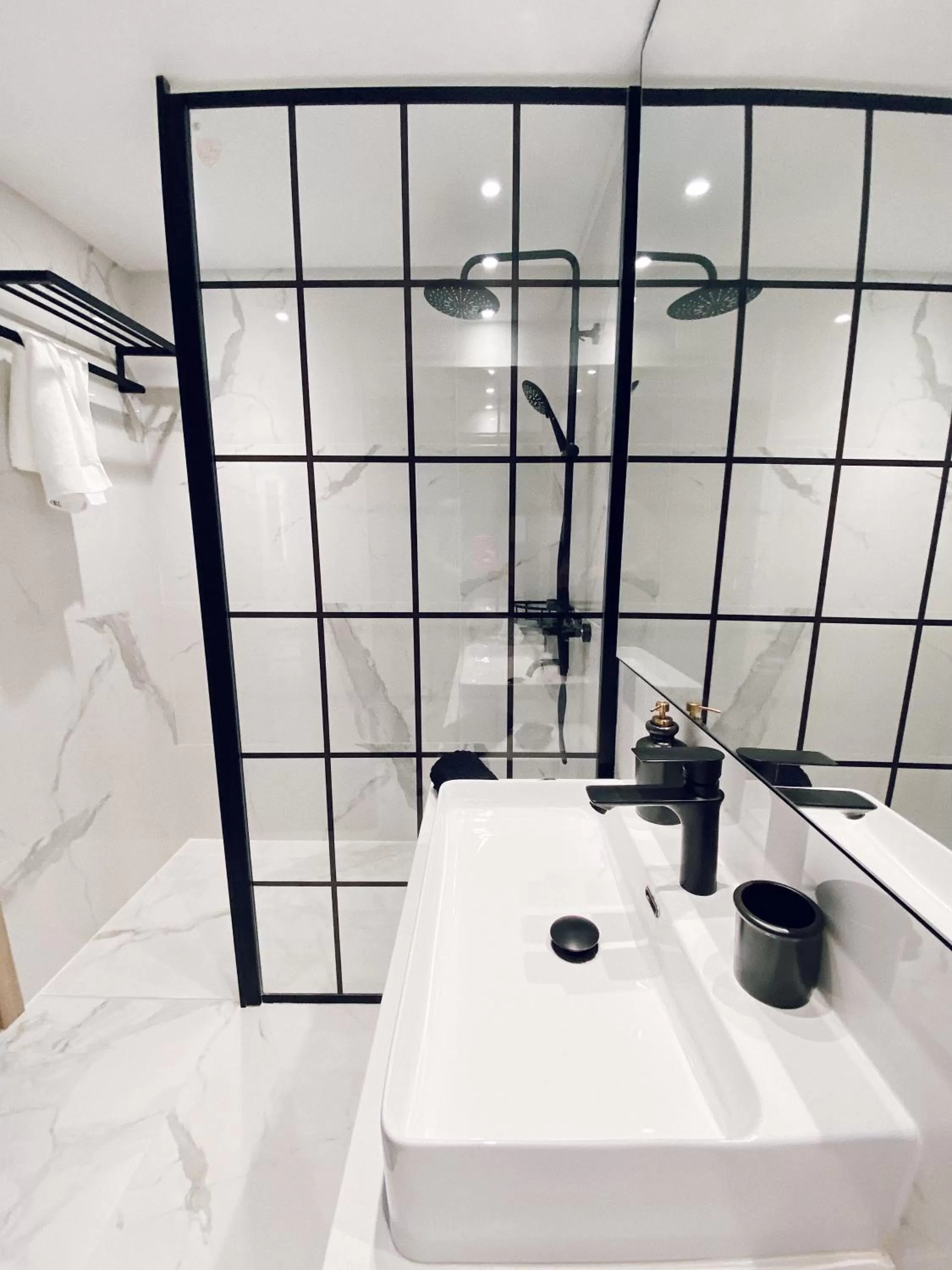 Bathroom in At Herbal Boutique Hotel & Spa