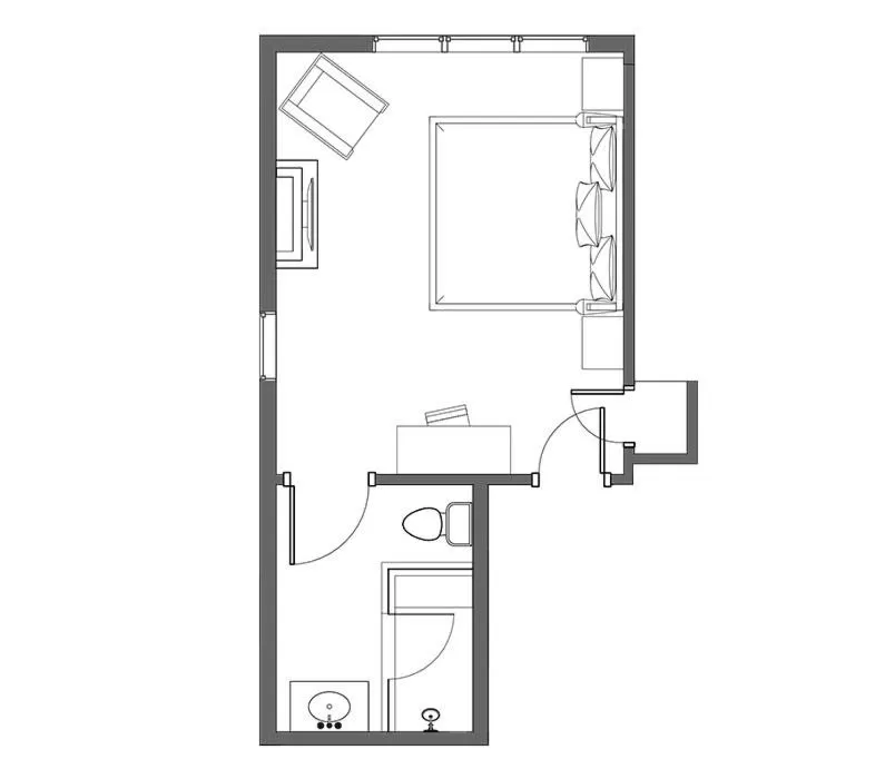 Floor plan in Edwards House