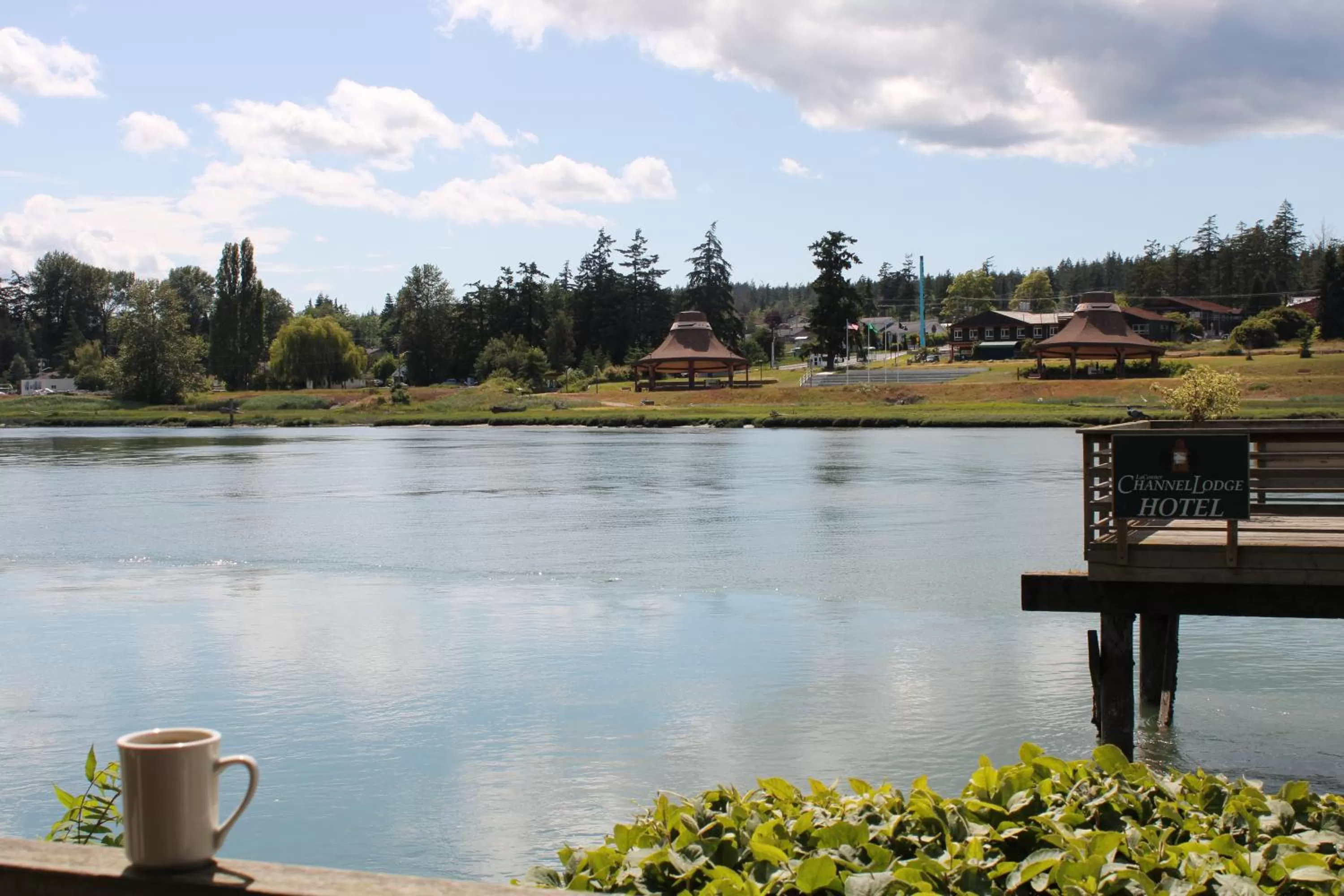 Natural landscape in La Conner Channel Lodge