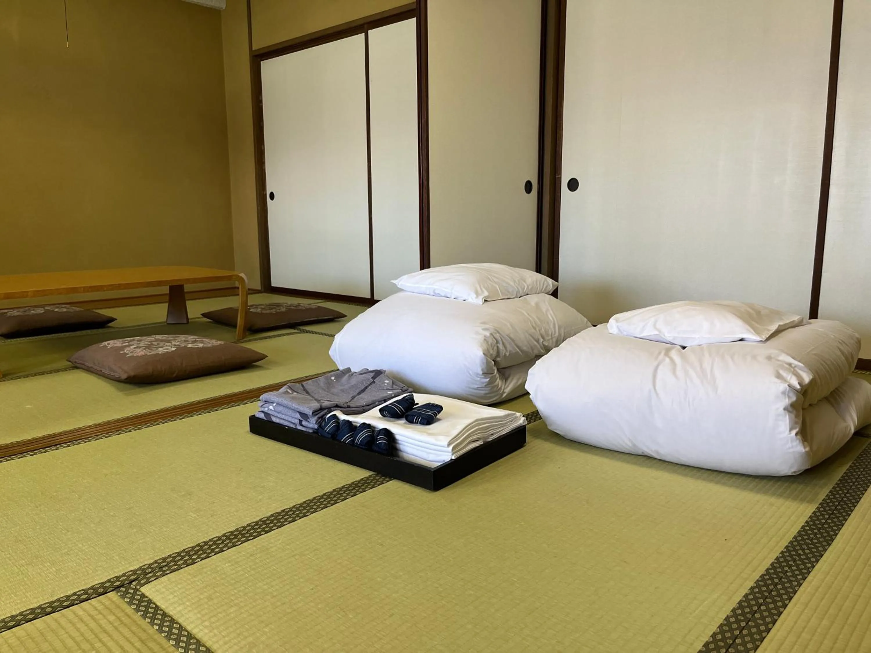 Bed in Hotel Laforet Shuzenji