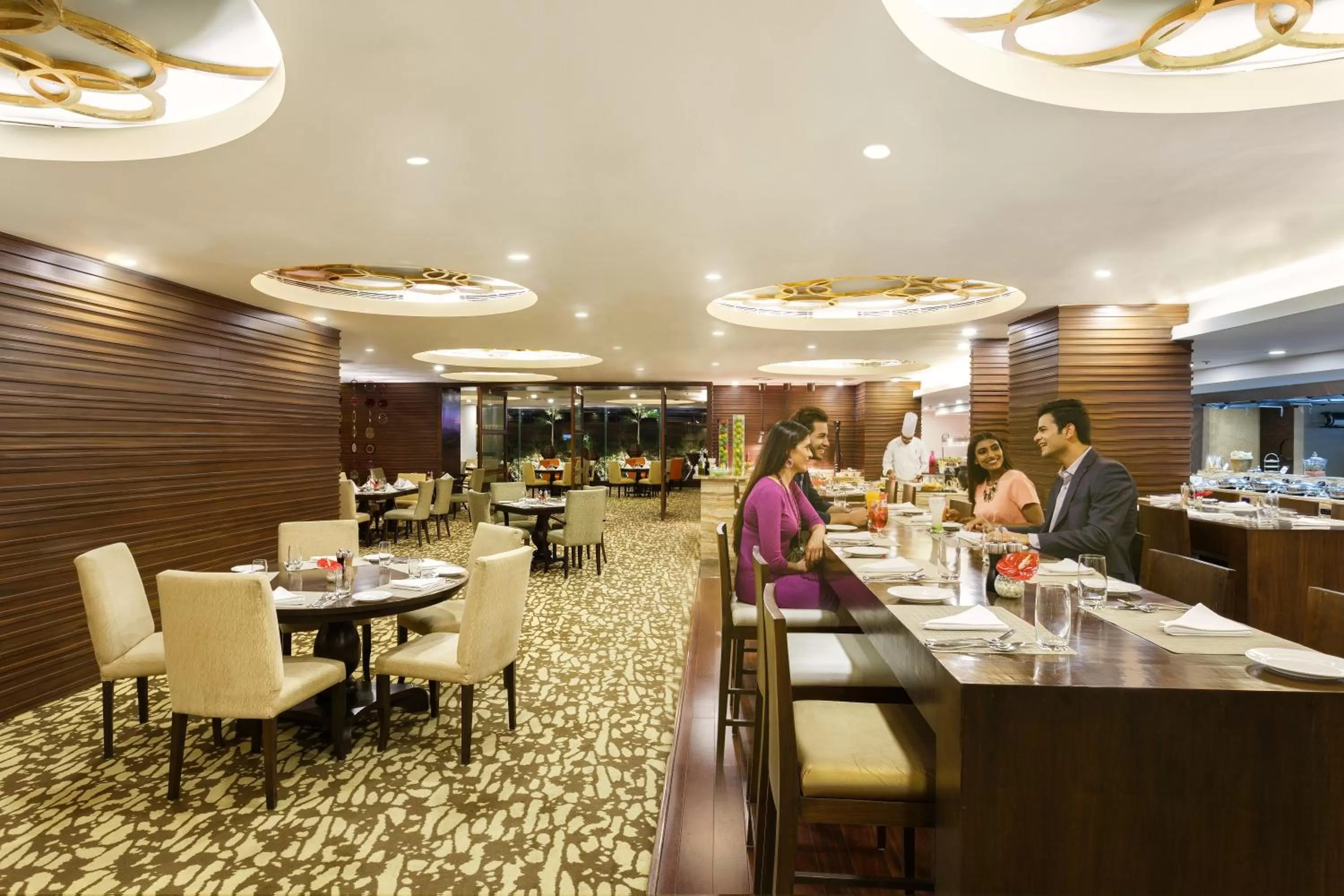 Restaurant/places to eat in Crowne Plaza Ahmedabad City Centre by IHG