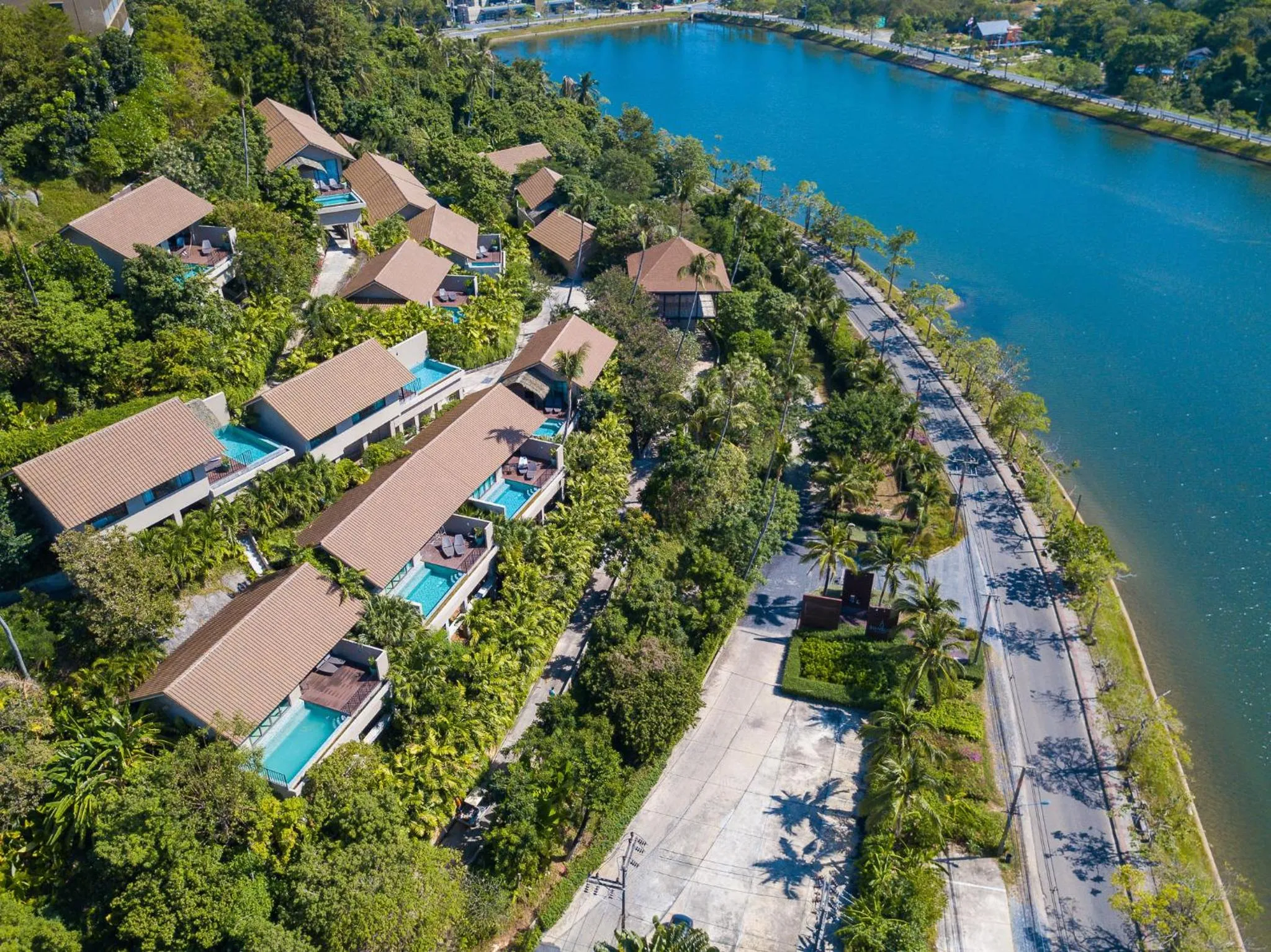 Bird's eye view in SUNSURI PHUKET, Nai Harn Beach