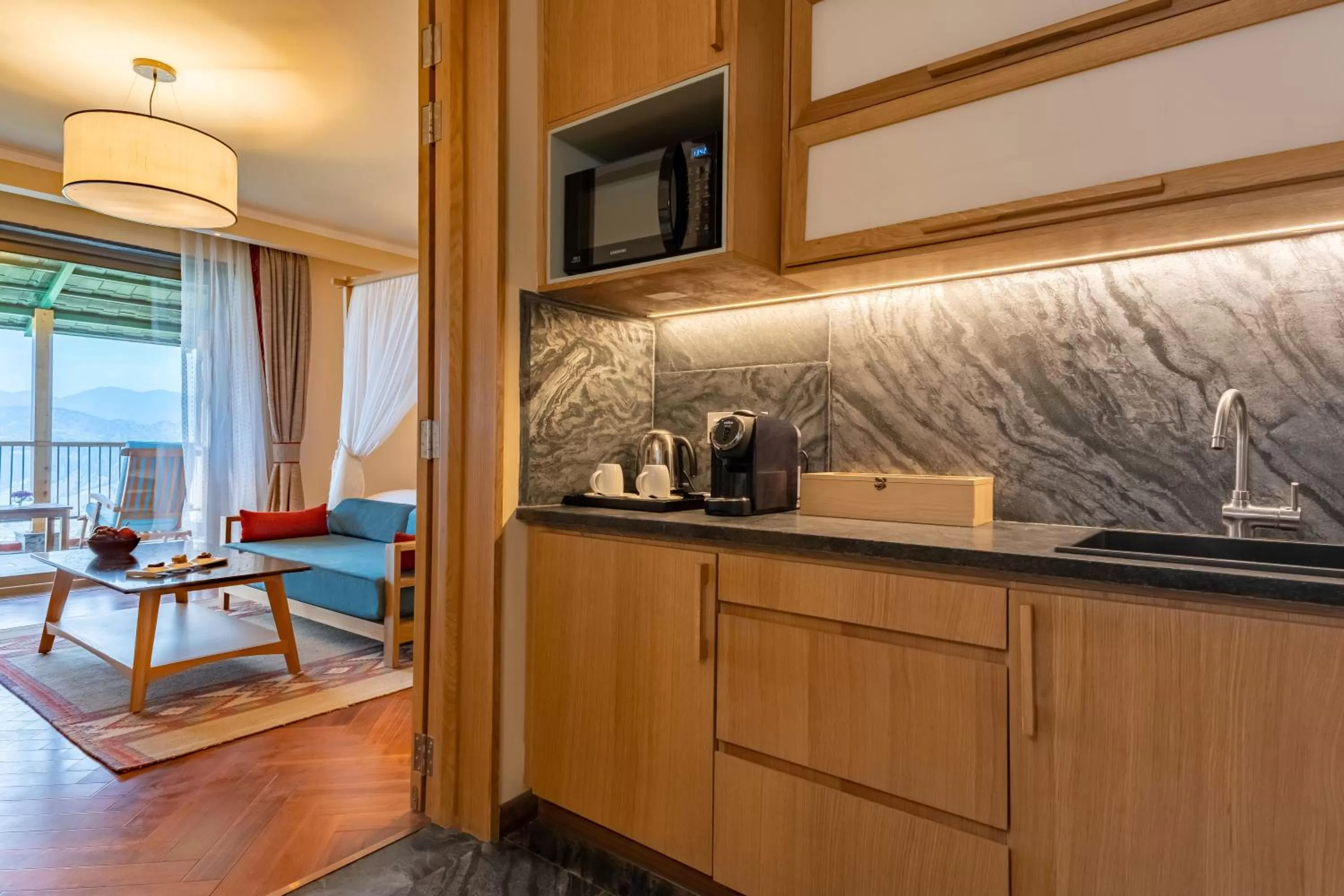 Kitchen or kitchenette in Taj Theog Resort & Spa Shimla