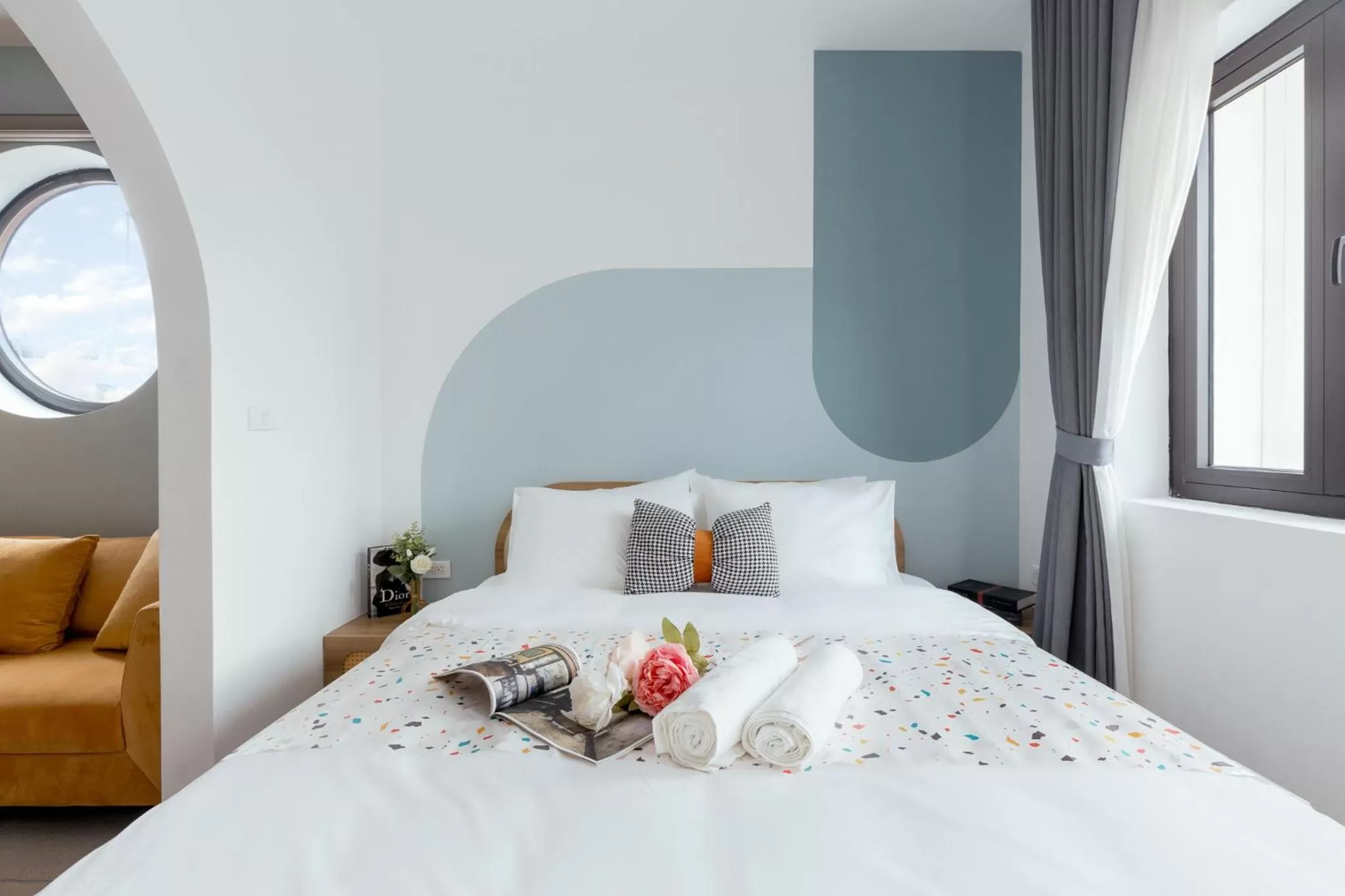 Bed in Crescendo Boutique Studio