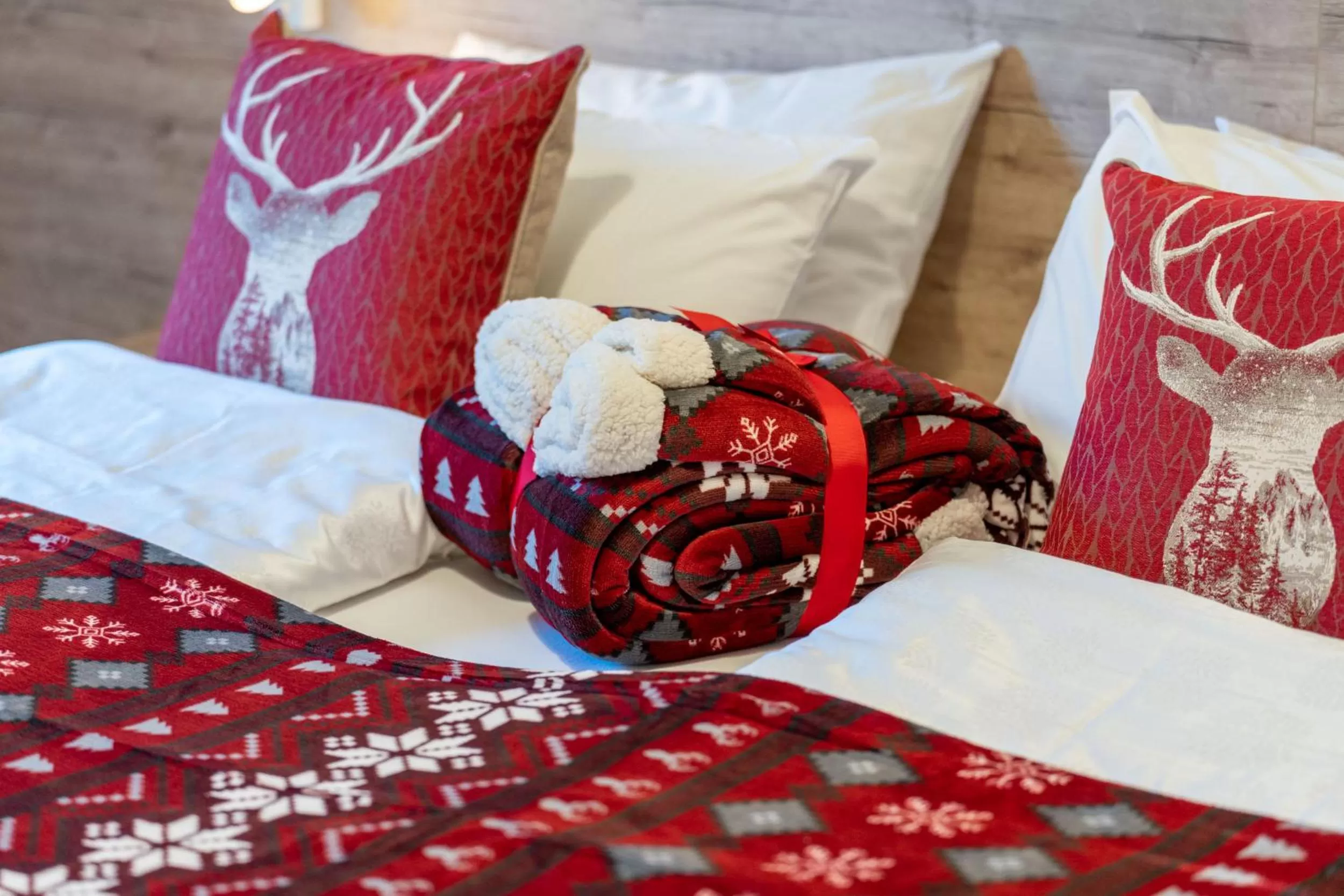 Bed in Hotel Kronplatzer Hof