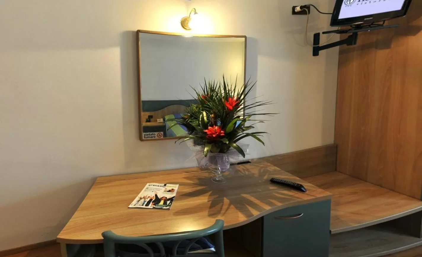 Seating area in Hotel Vela