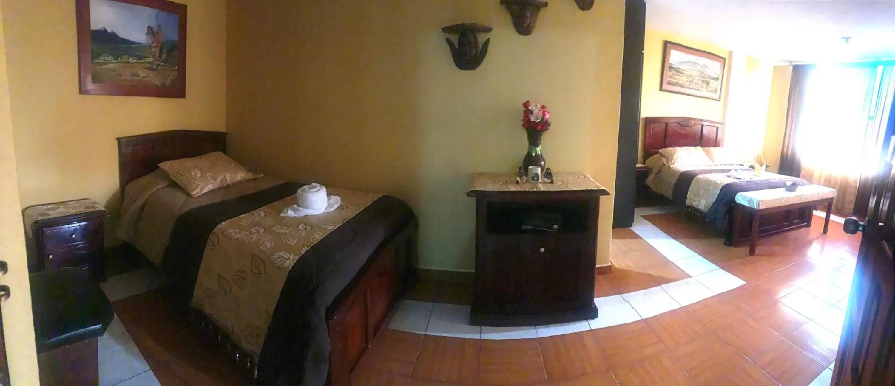 Bed in Hostal Jora Continental