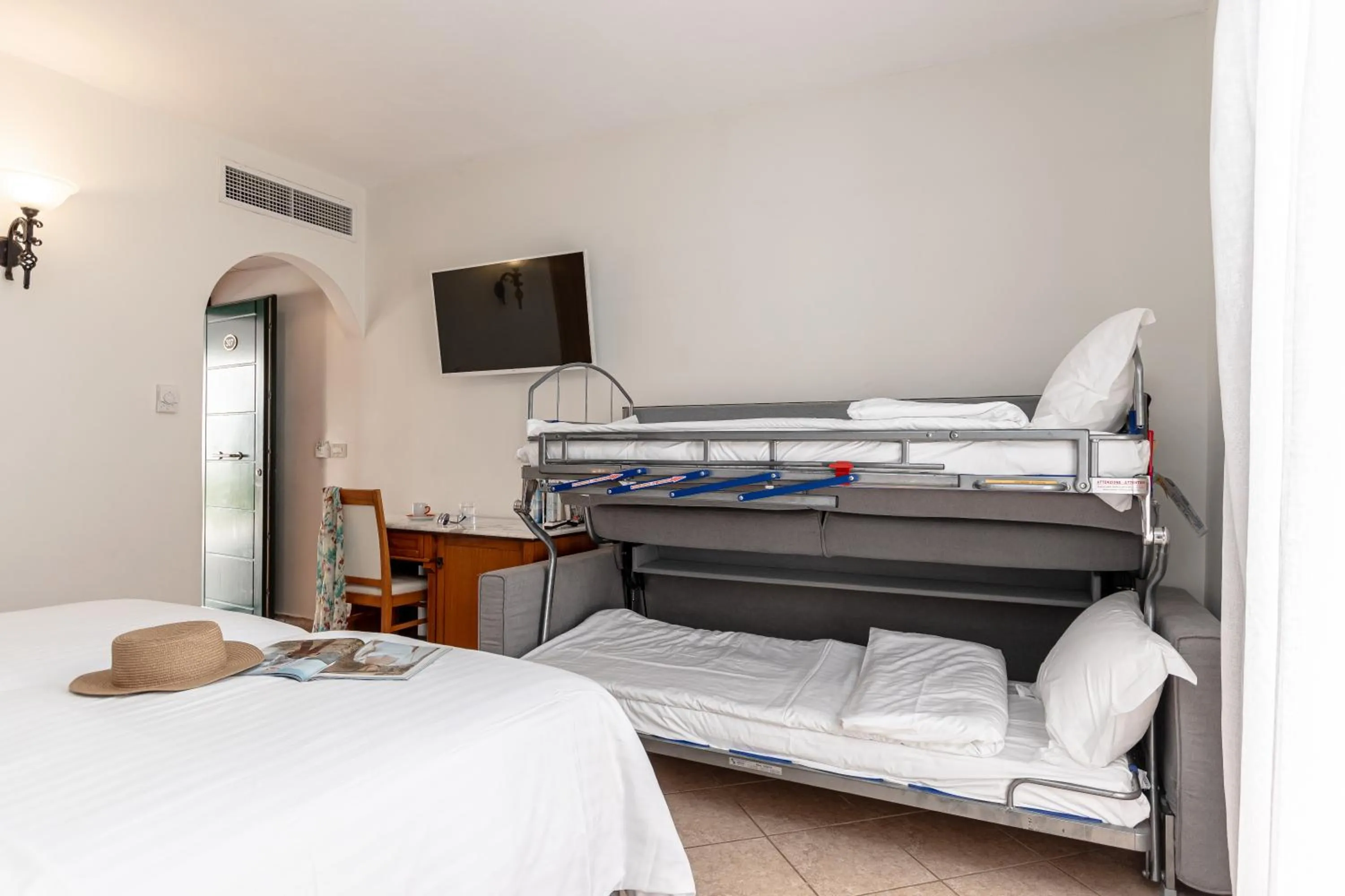 Bedroom in Naxos Resort Beach Hotel