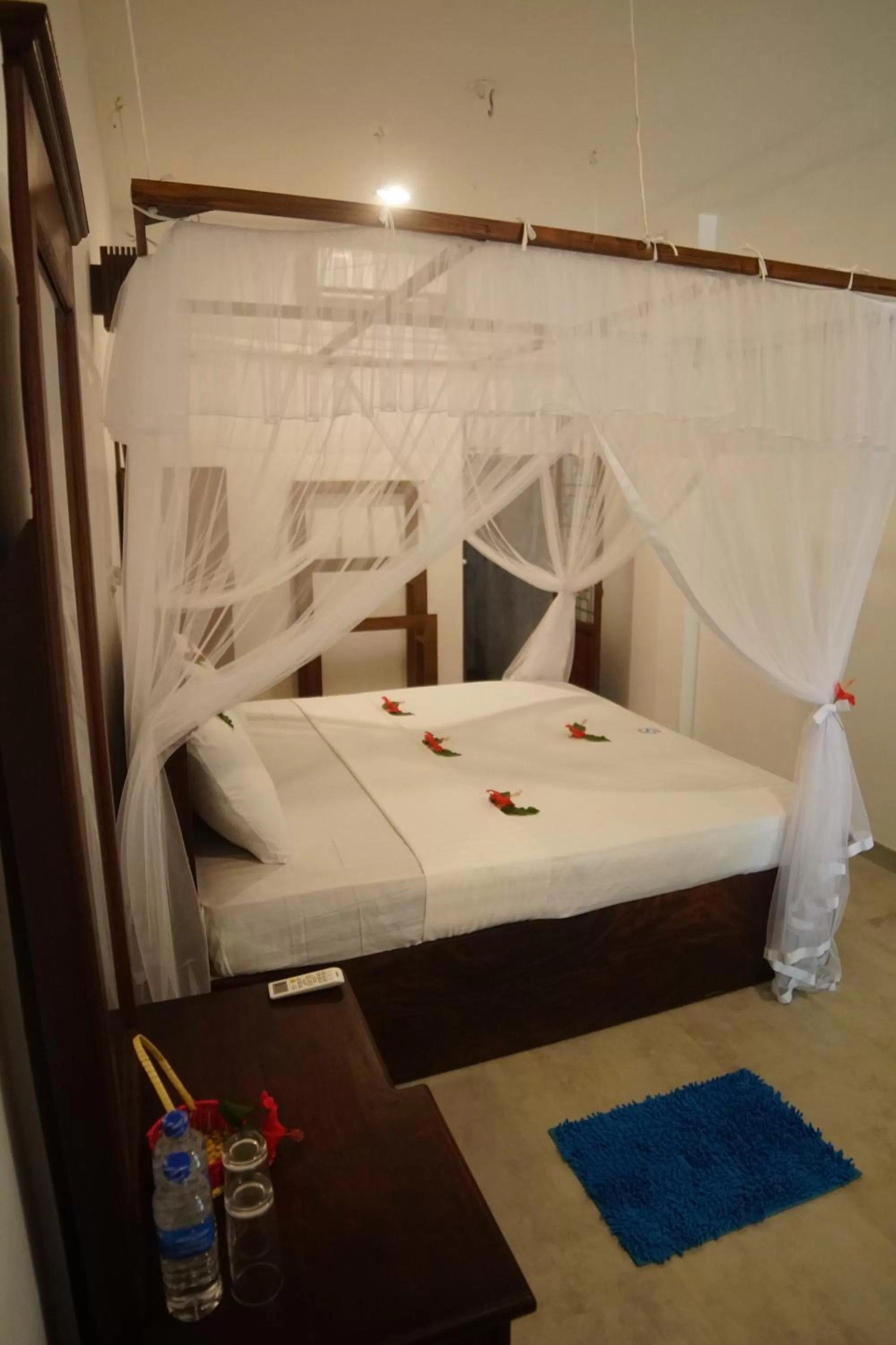 Bed in Turtle Bay Beach Resort