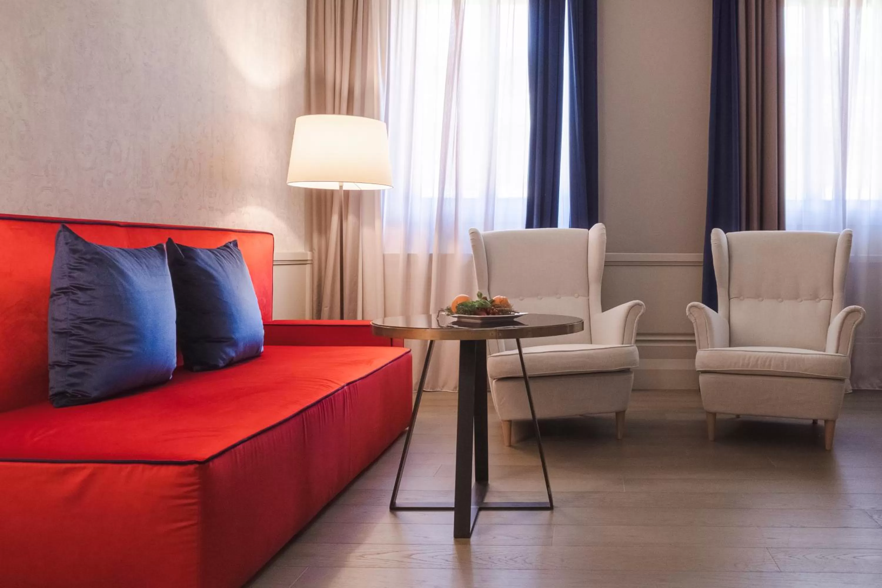 Living room in Palazzo Cornalia