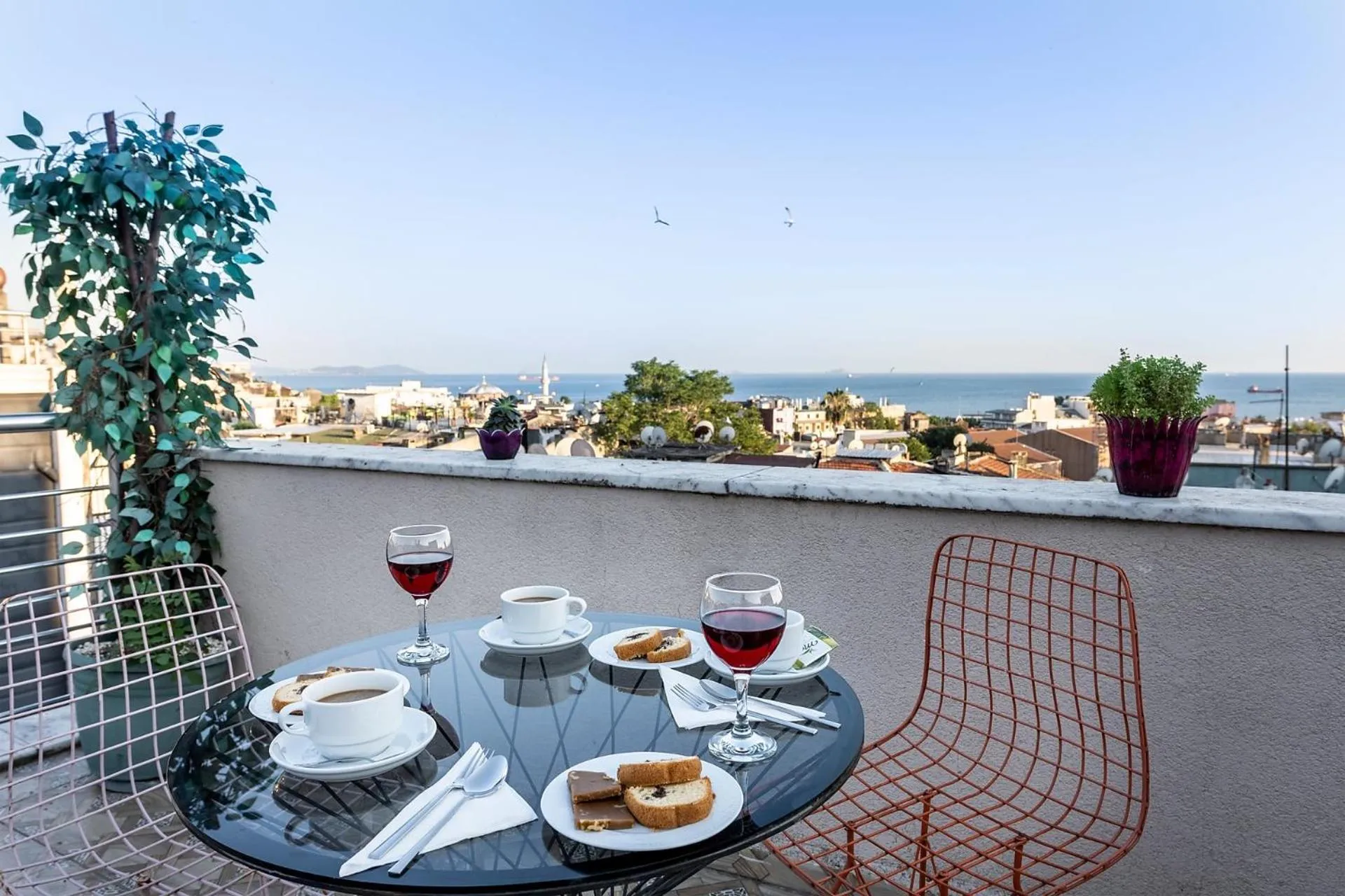 Balcony/Terrace in Kadirga Antik Hotel - Sultanahmet