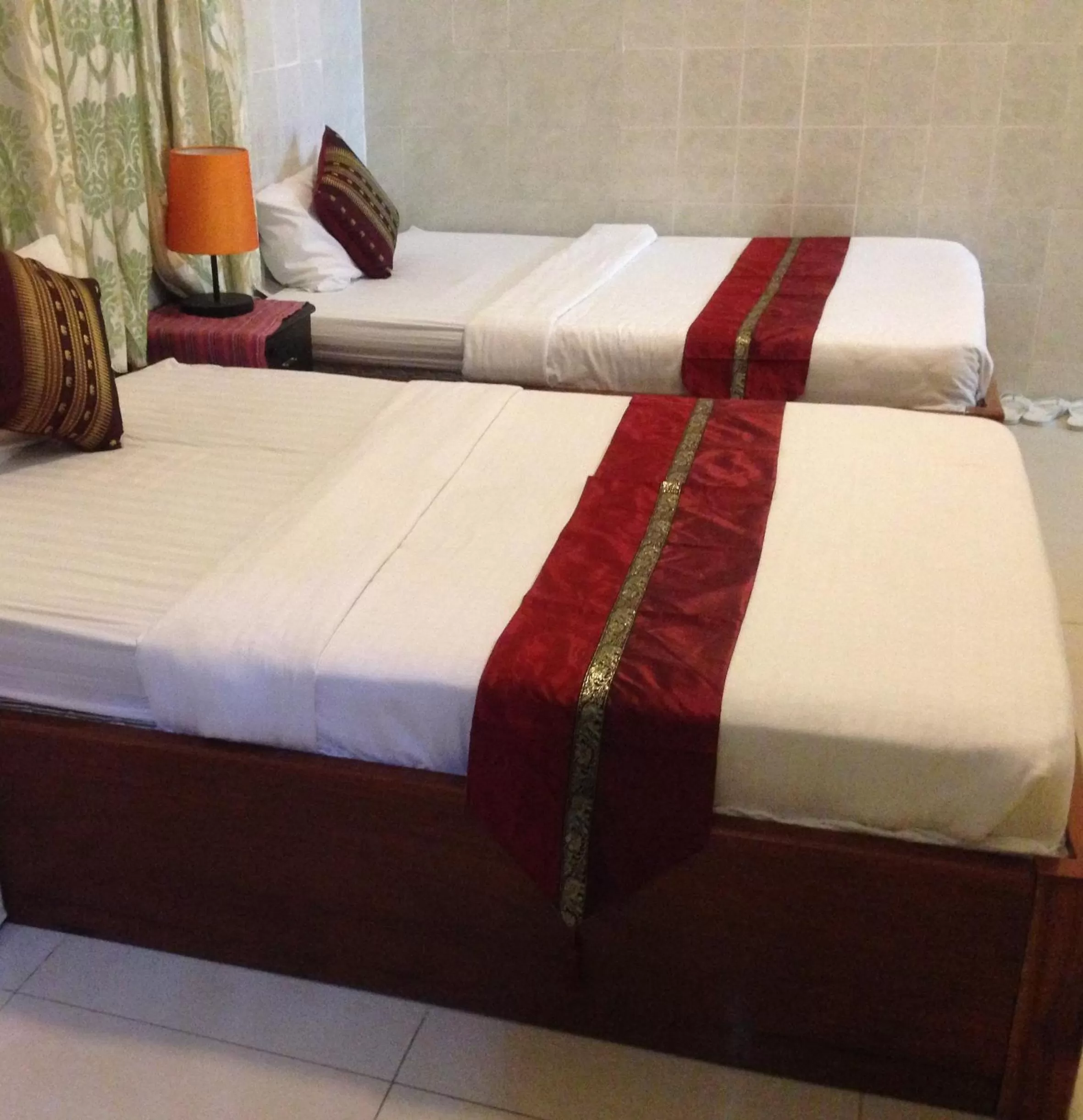 Bed in New Season Riverside Hotel