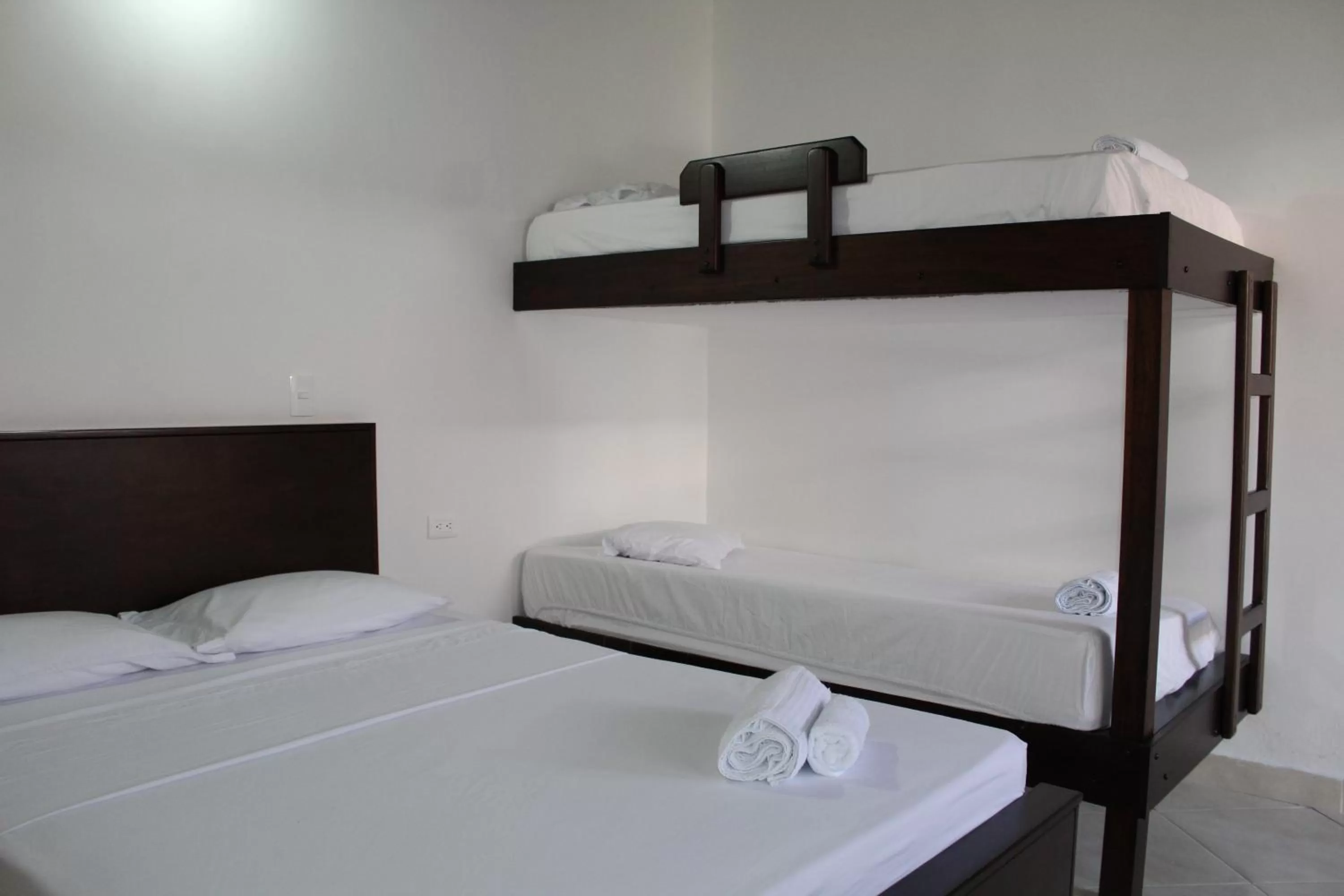 Bed in Hotel La Ceiba