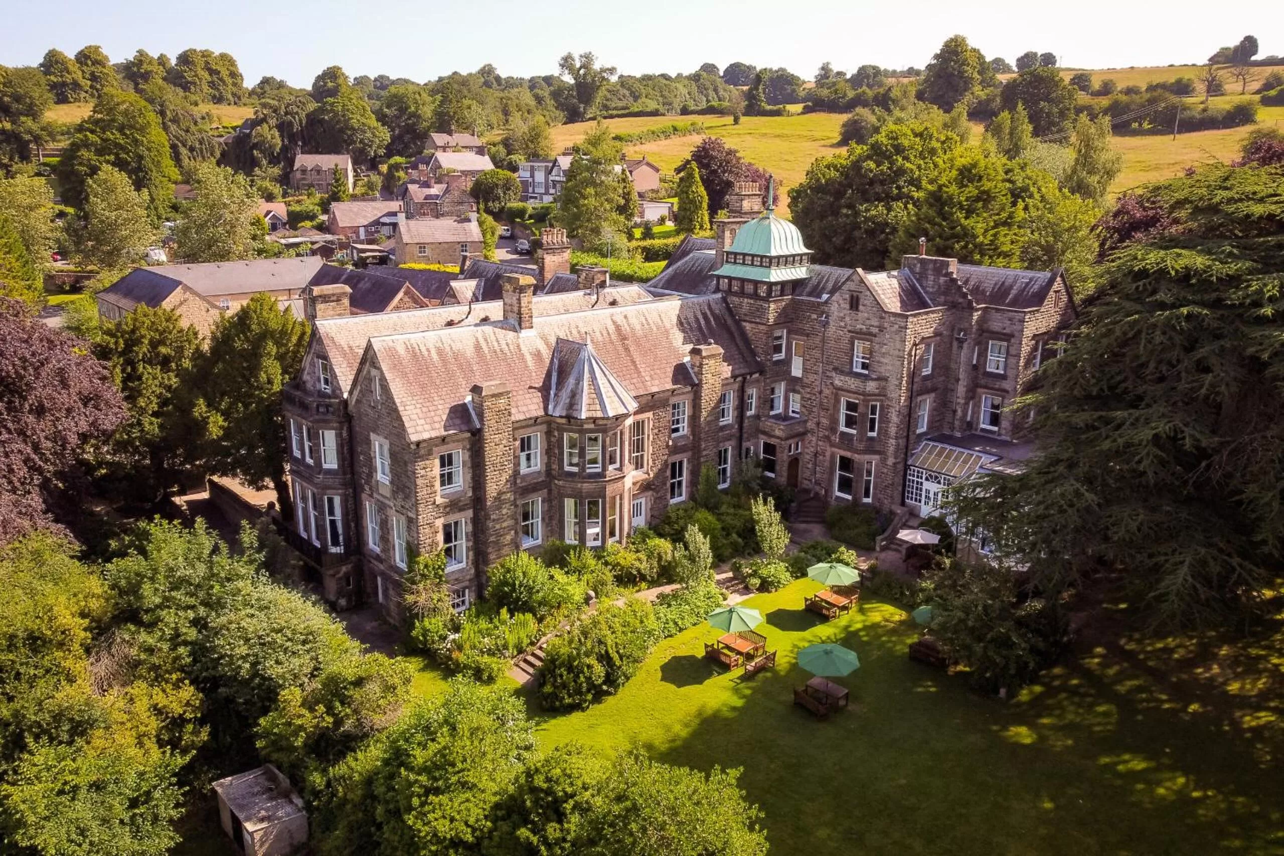 Property building in Makeney Hall Hotel