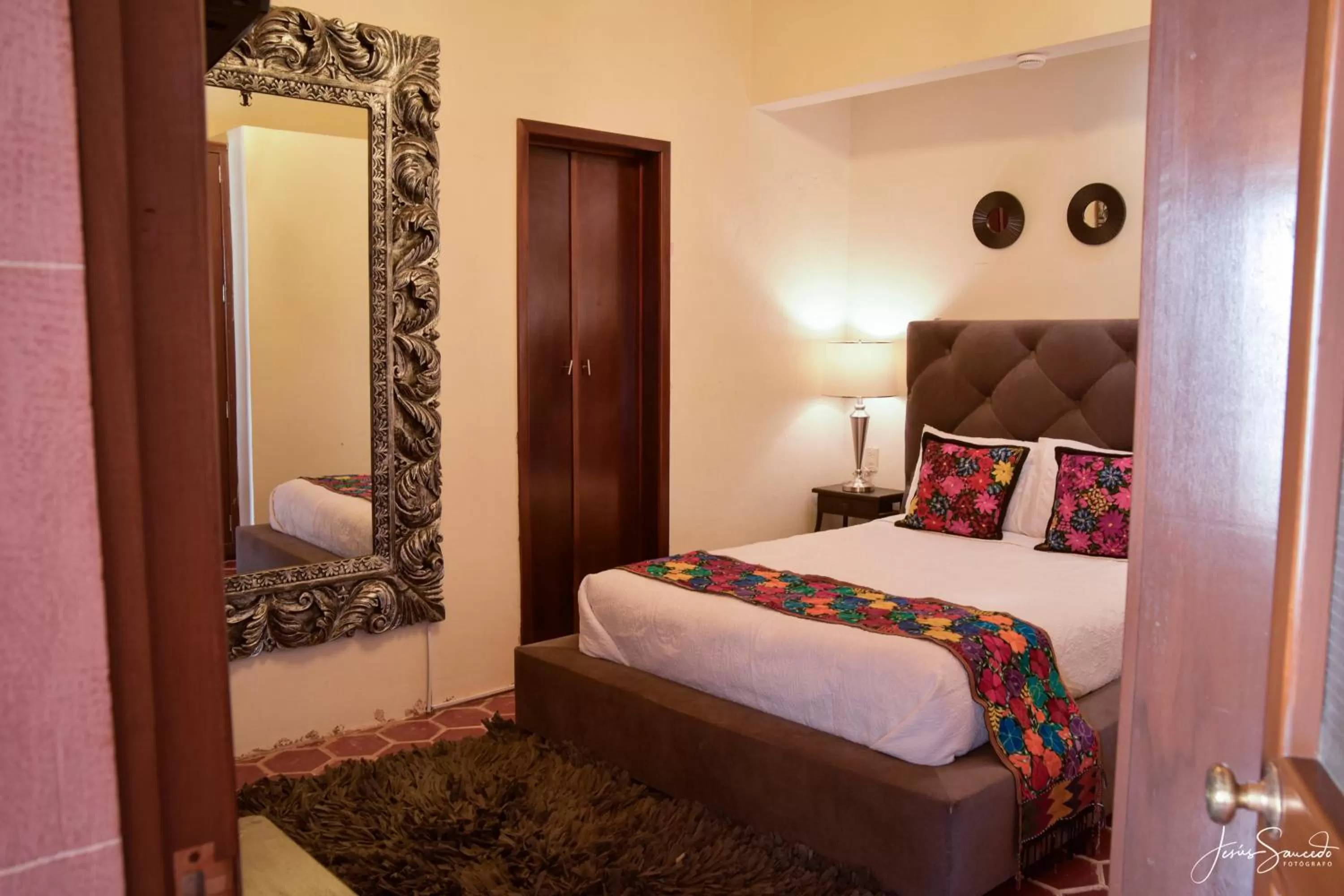 Bed in Del Centro Hotel Bernal