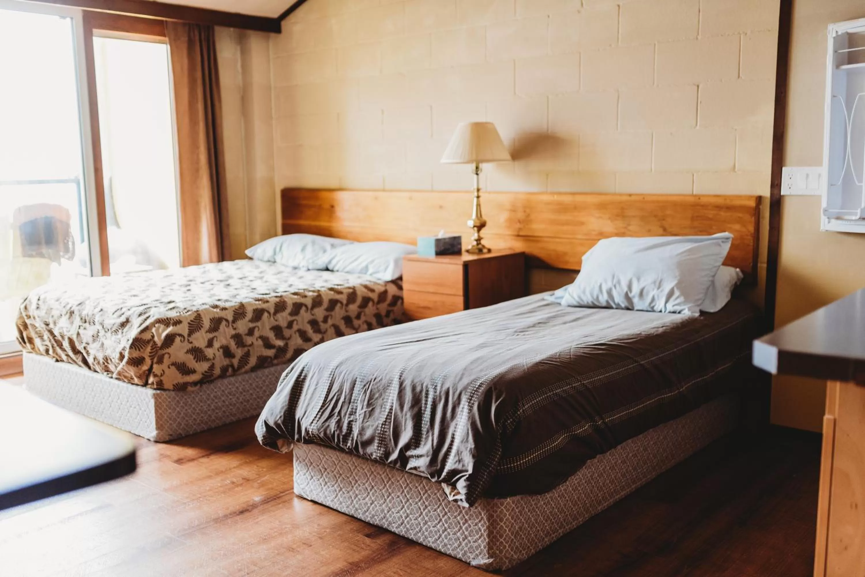 Bed in The Oceanfront Hotel
