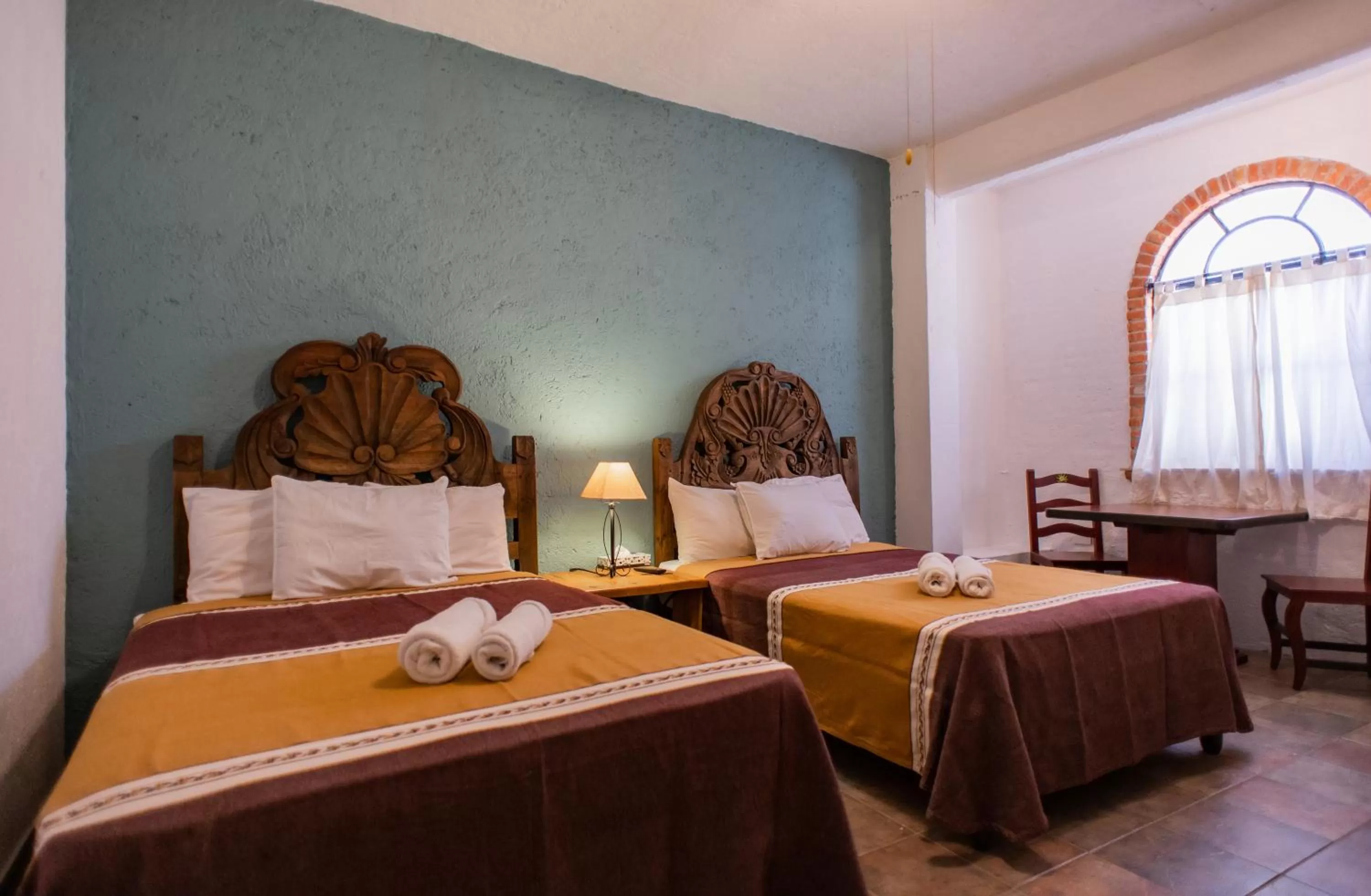 Bed in Posada San Miguelito