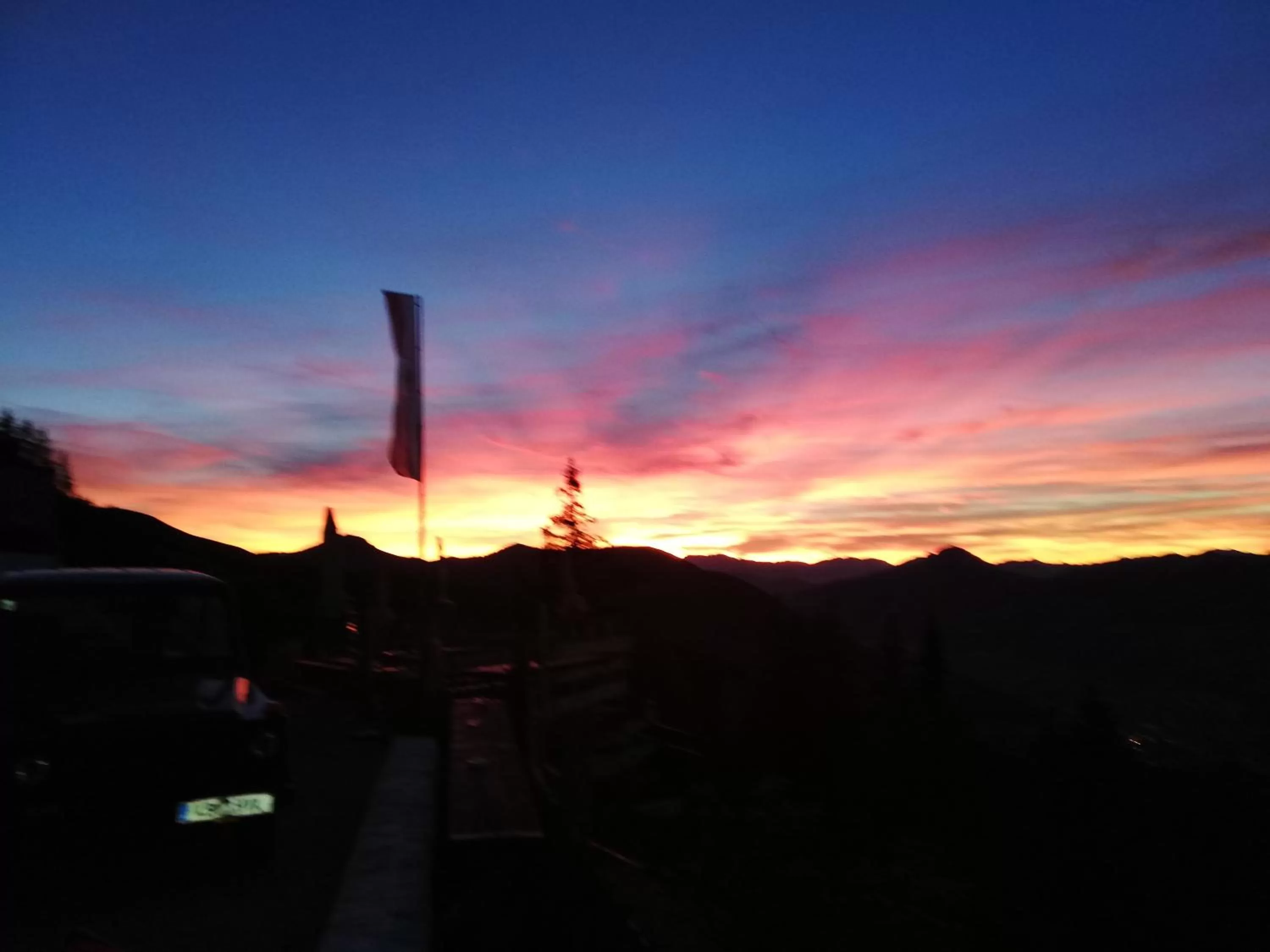 Hocheckhuette On Top of the Kitzbuehel Hahnenkamm Mountain