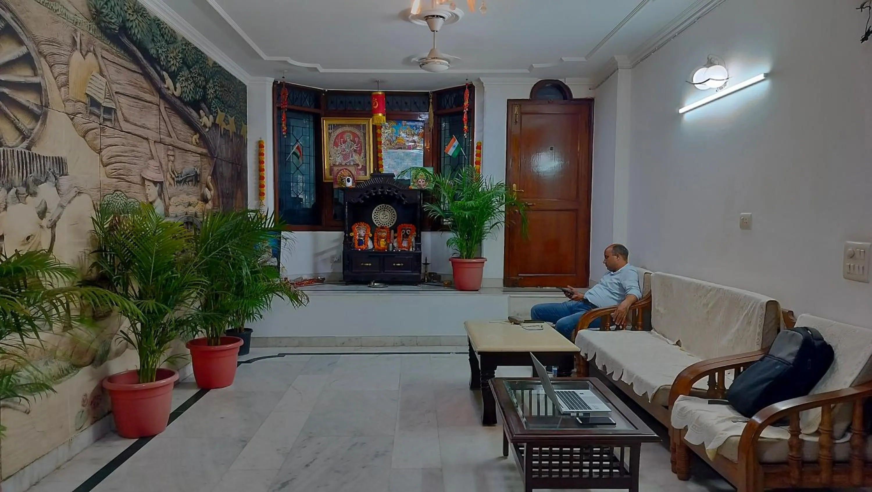 Seating area in Jay Jagannath