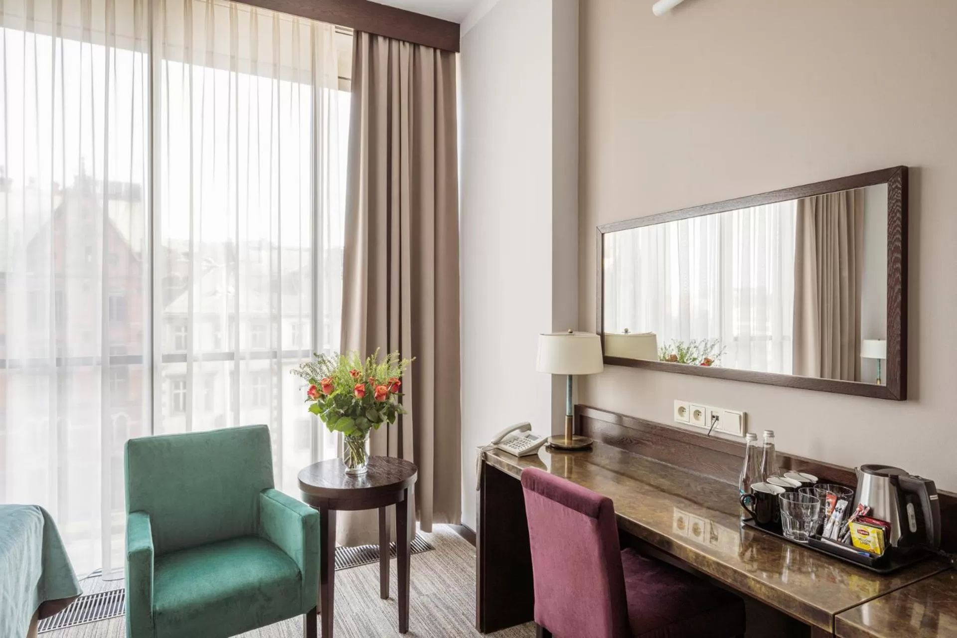 Decorative detail in Europeum Hotel