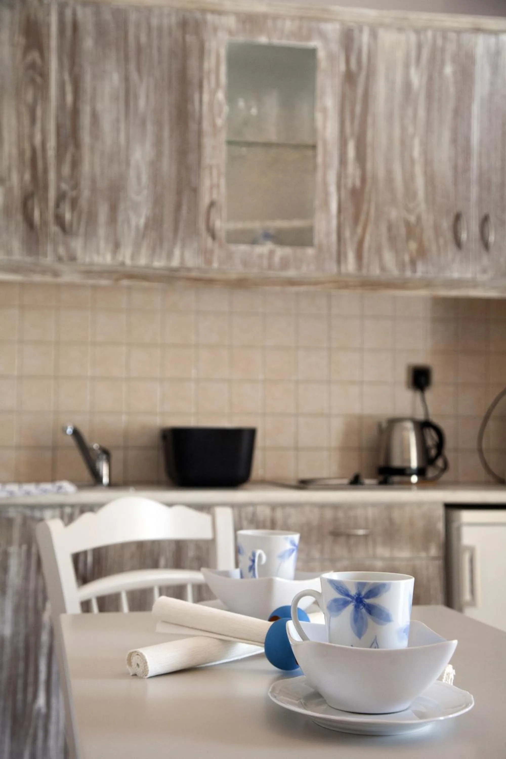 Kitchen or kitchenette in Ammos Naxos Exclusive Apartments & Studios