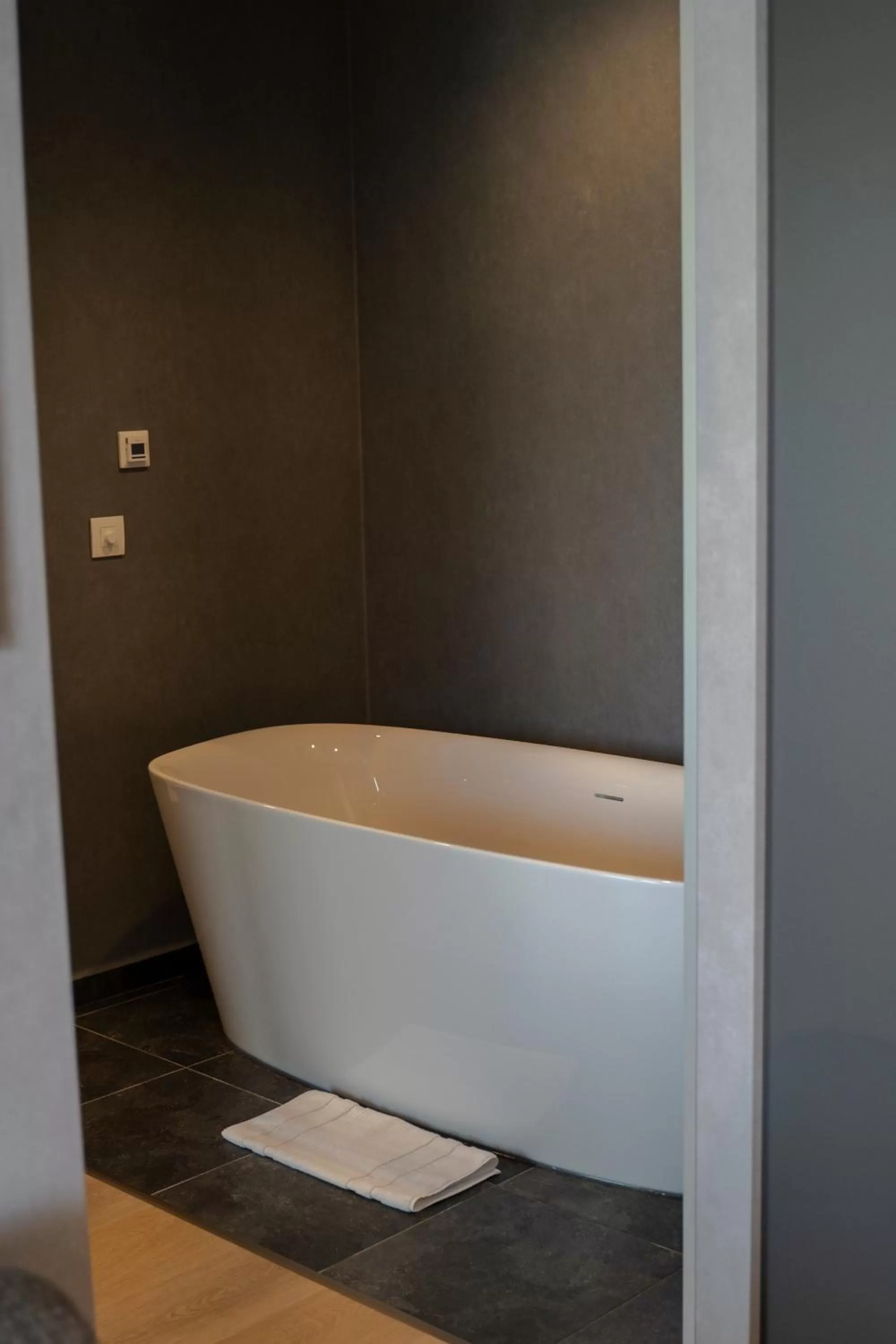 Bathroom in mk hotel tirana