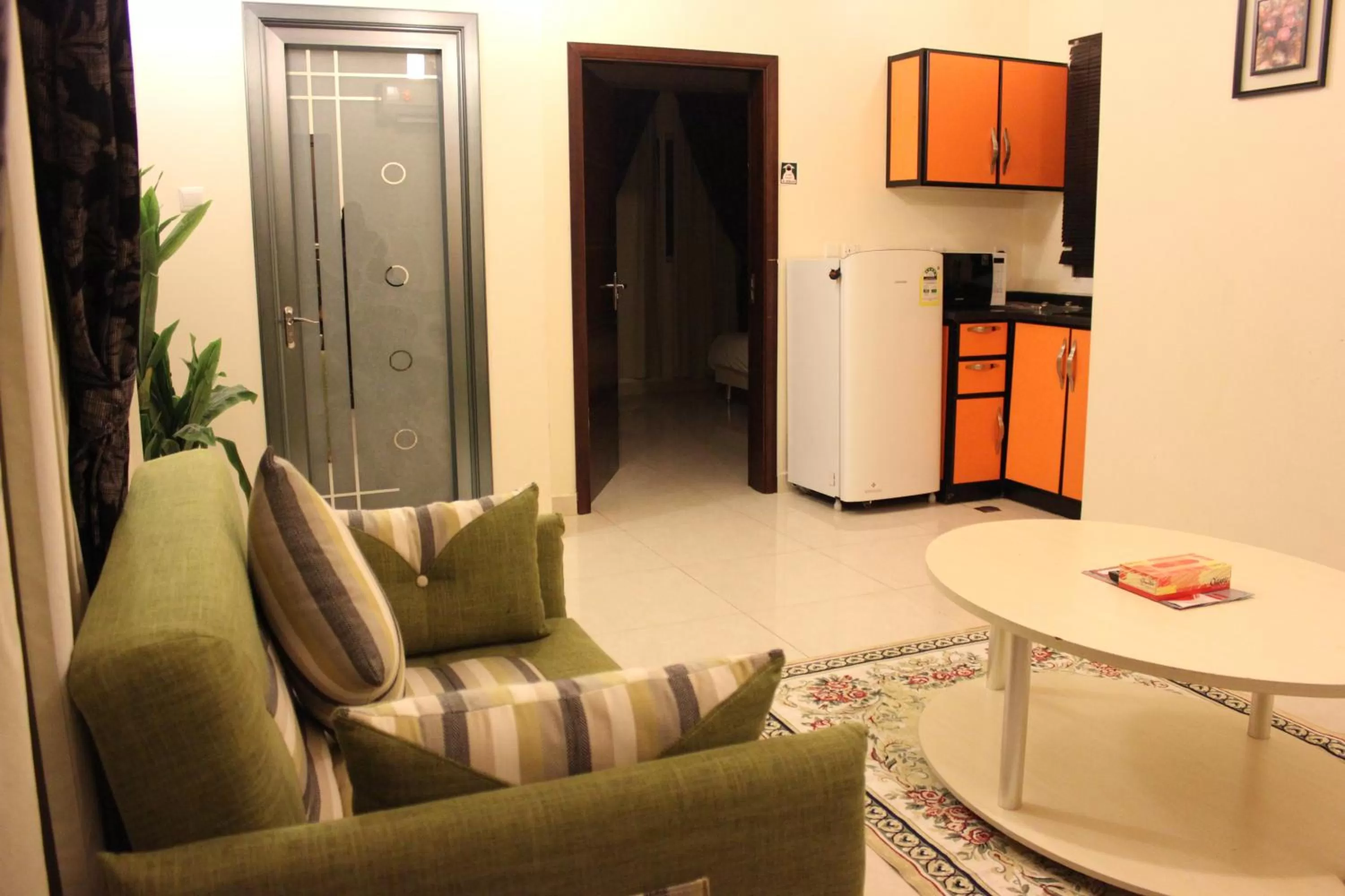 Seating Area in Al Amoria Apartments
