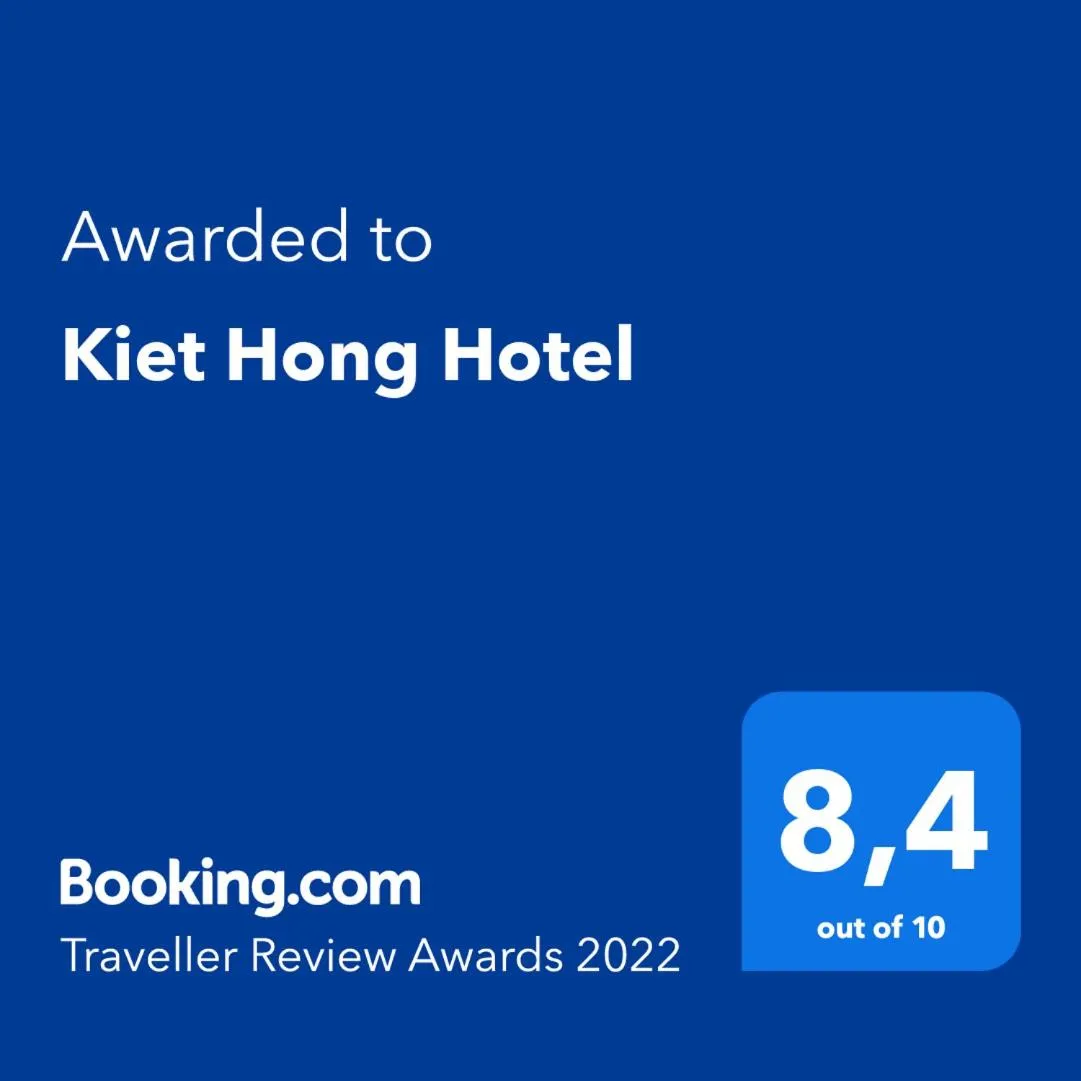 Certificate/Award in Kiet Hong Hotel