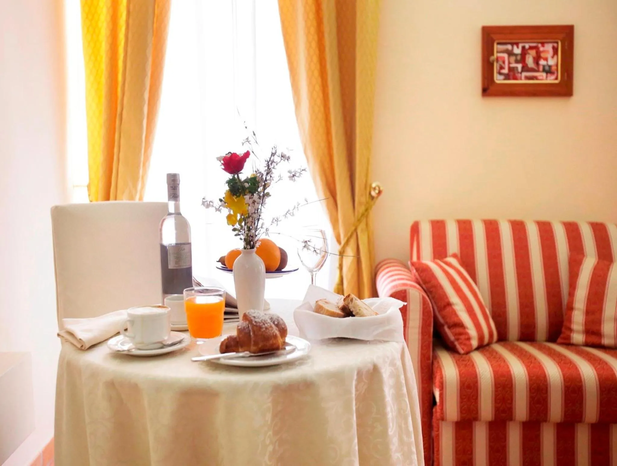 Food and drinks in Hotel Ristorante Garibaldi