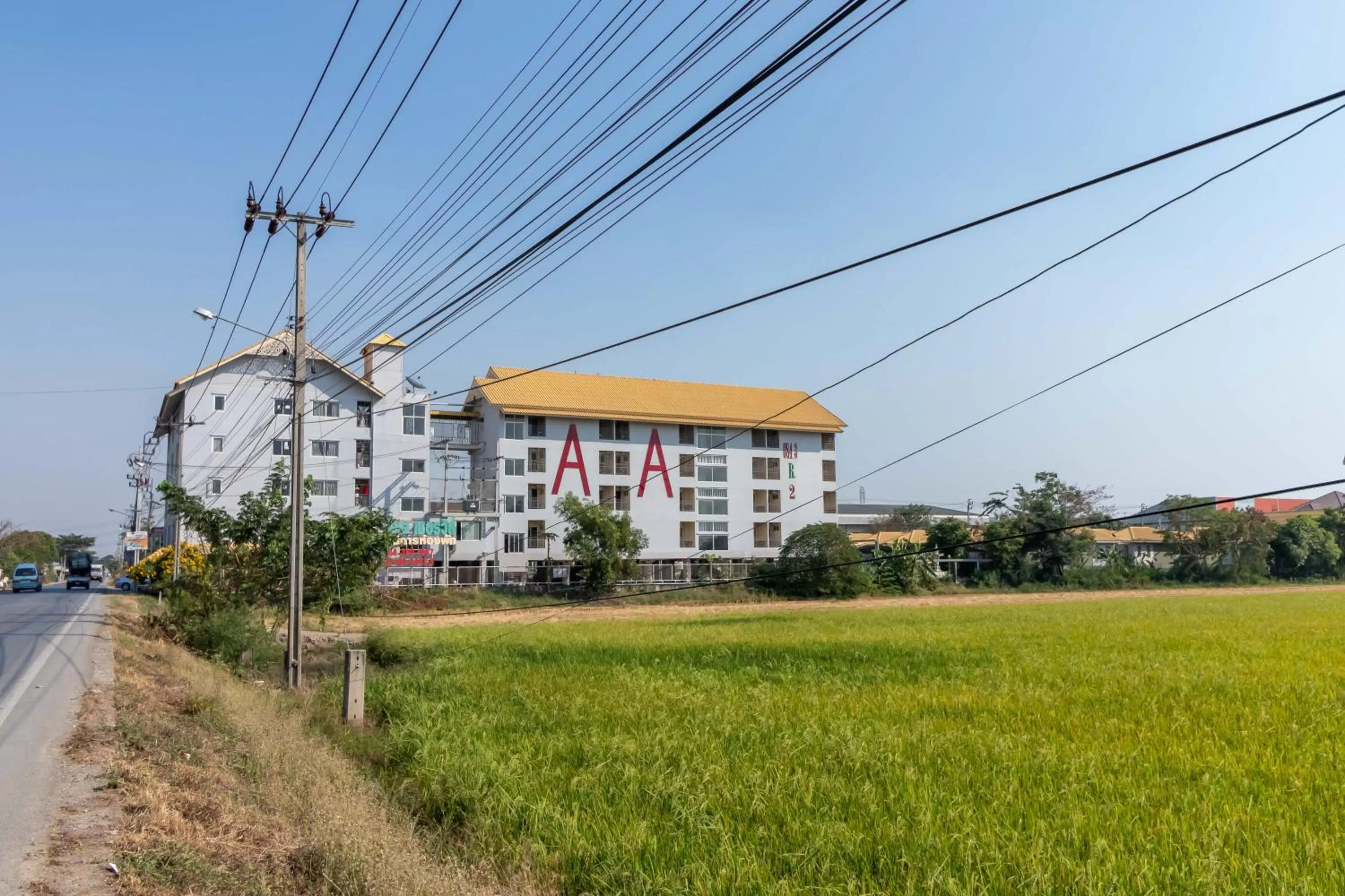 Property building in AA Resort Hotel