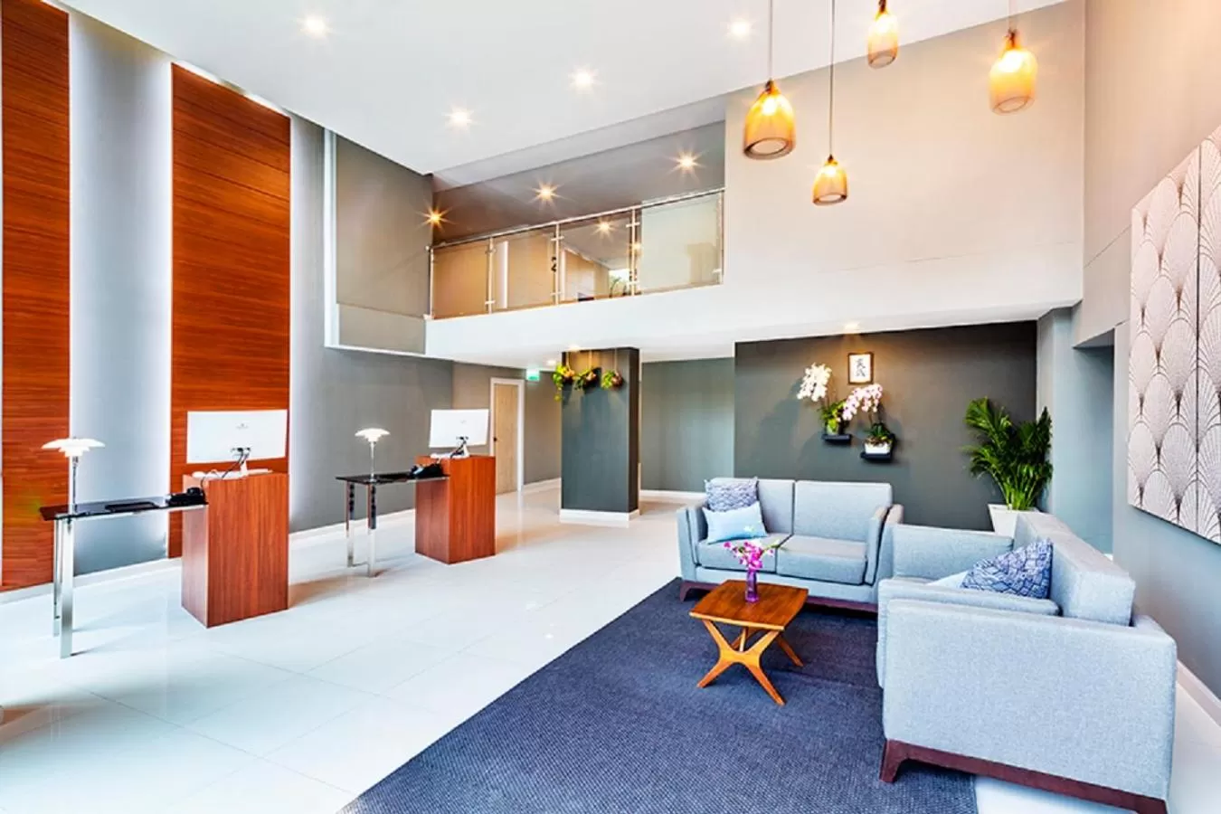 Lobby or reception in The Rizin