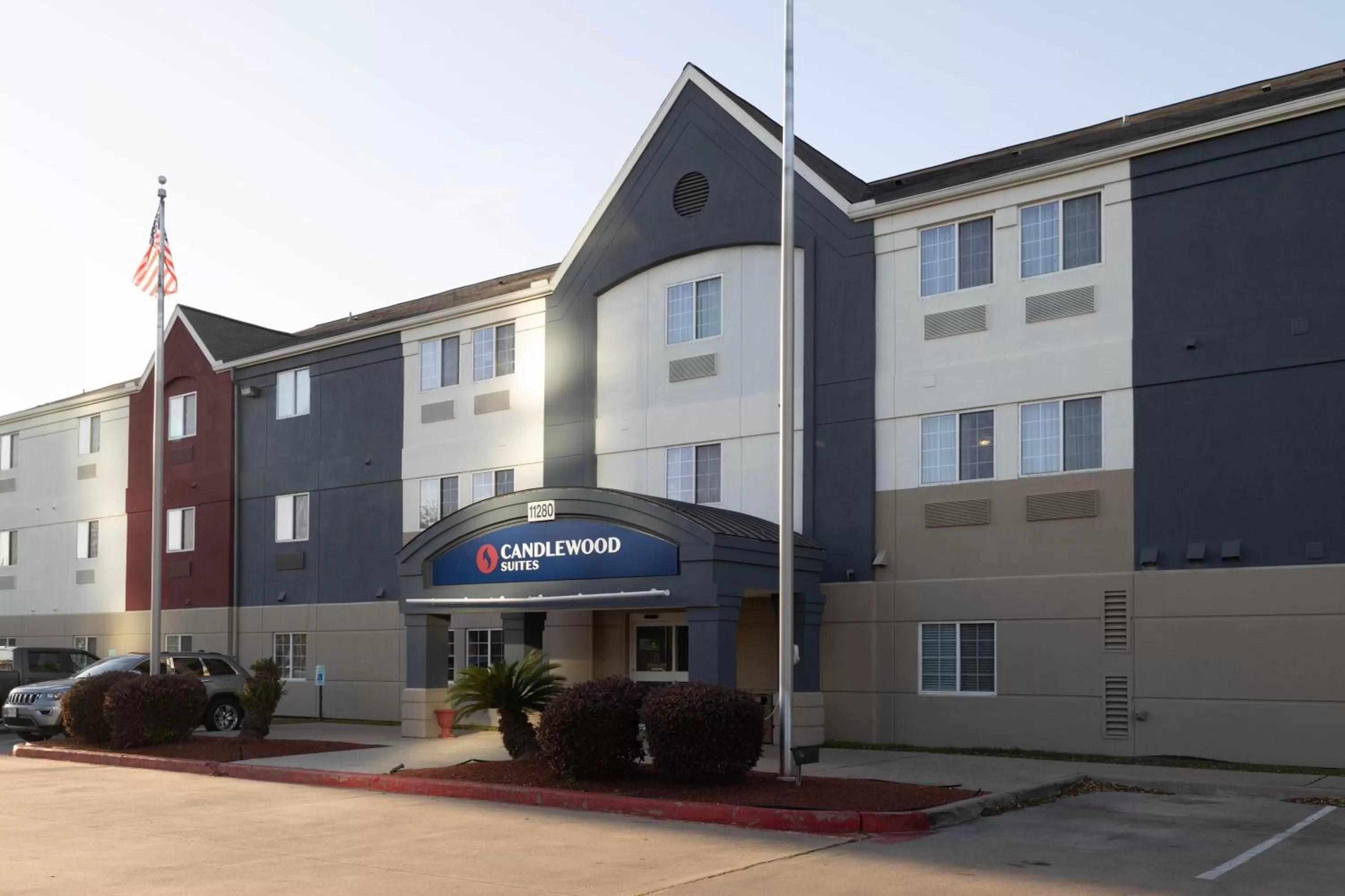 Property building in Candlewood Suites Houston Westchase - Westheimer by IHG