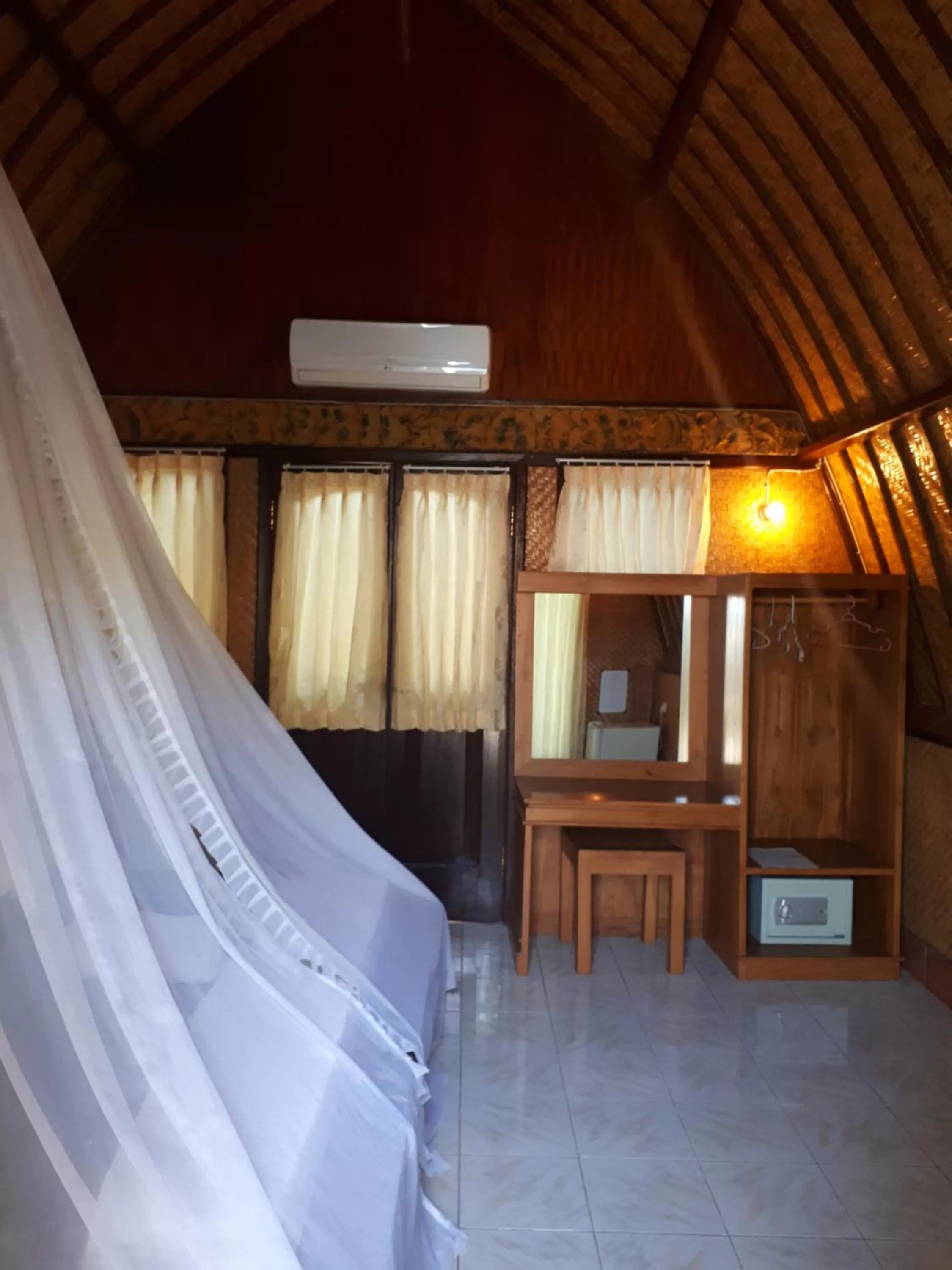 Bed in Sandy Beach Bungalows