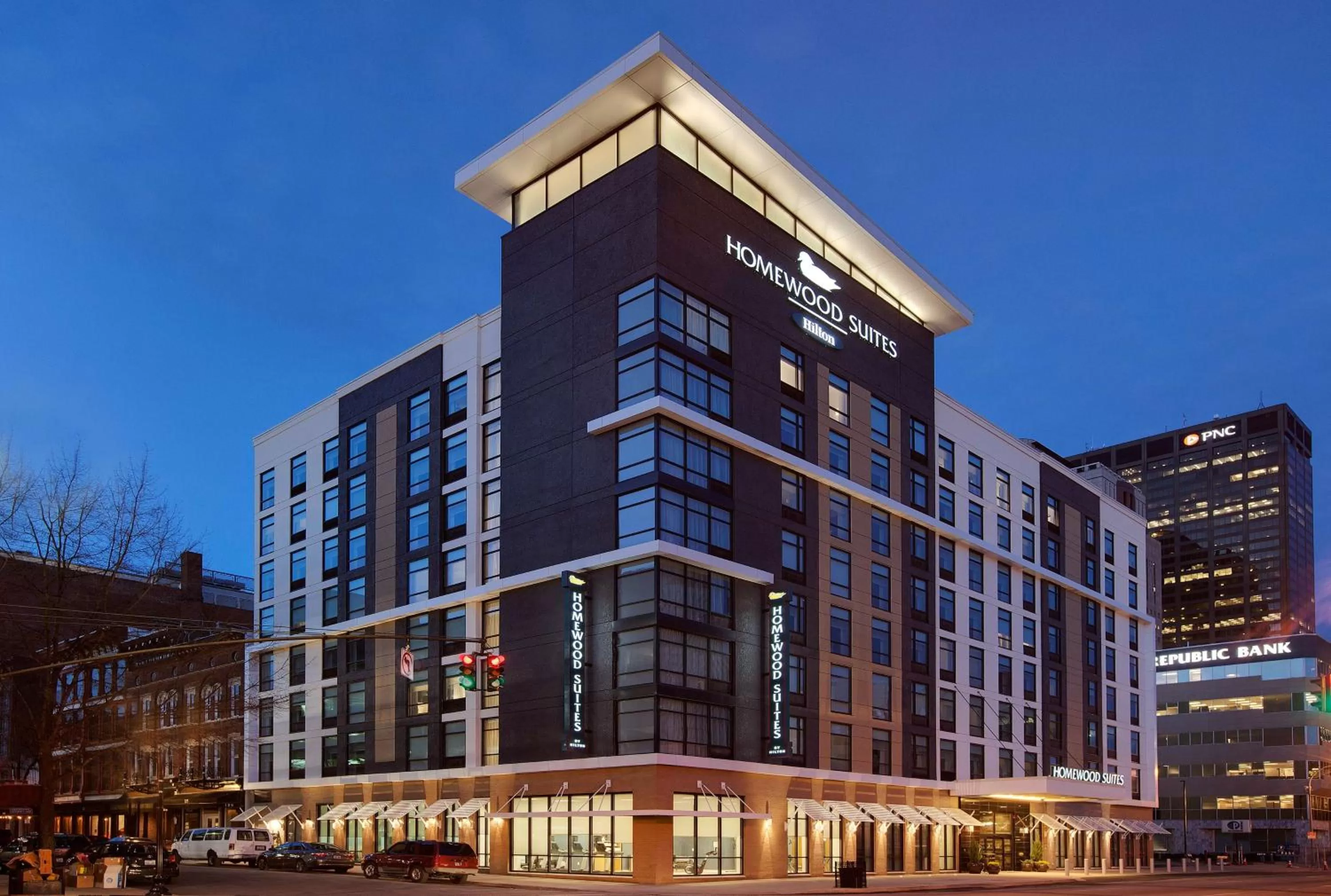 Property building in Homewood Suites By Hilton Louisville Downtown