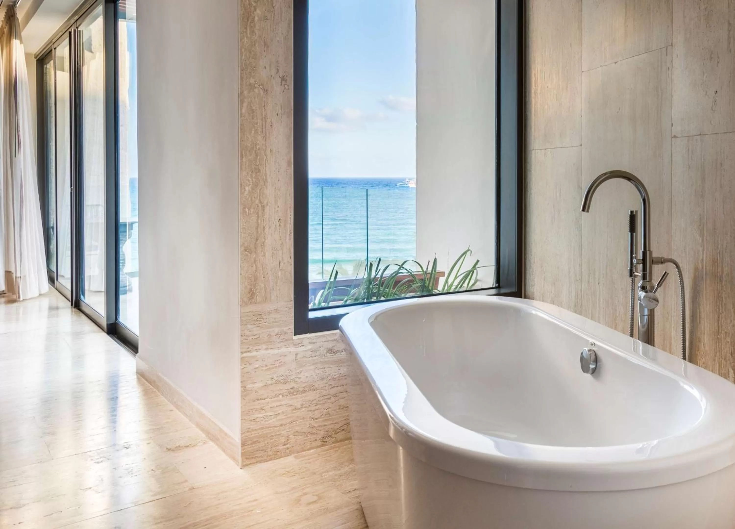 Photo of the whole room in Thompson Playa del Carmen Beach House, part of Hyatt