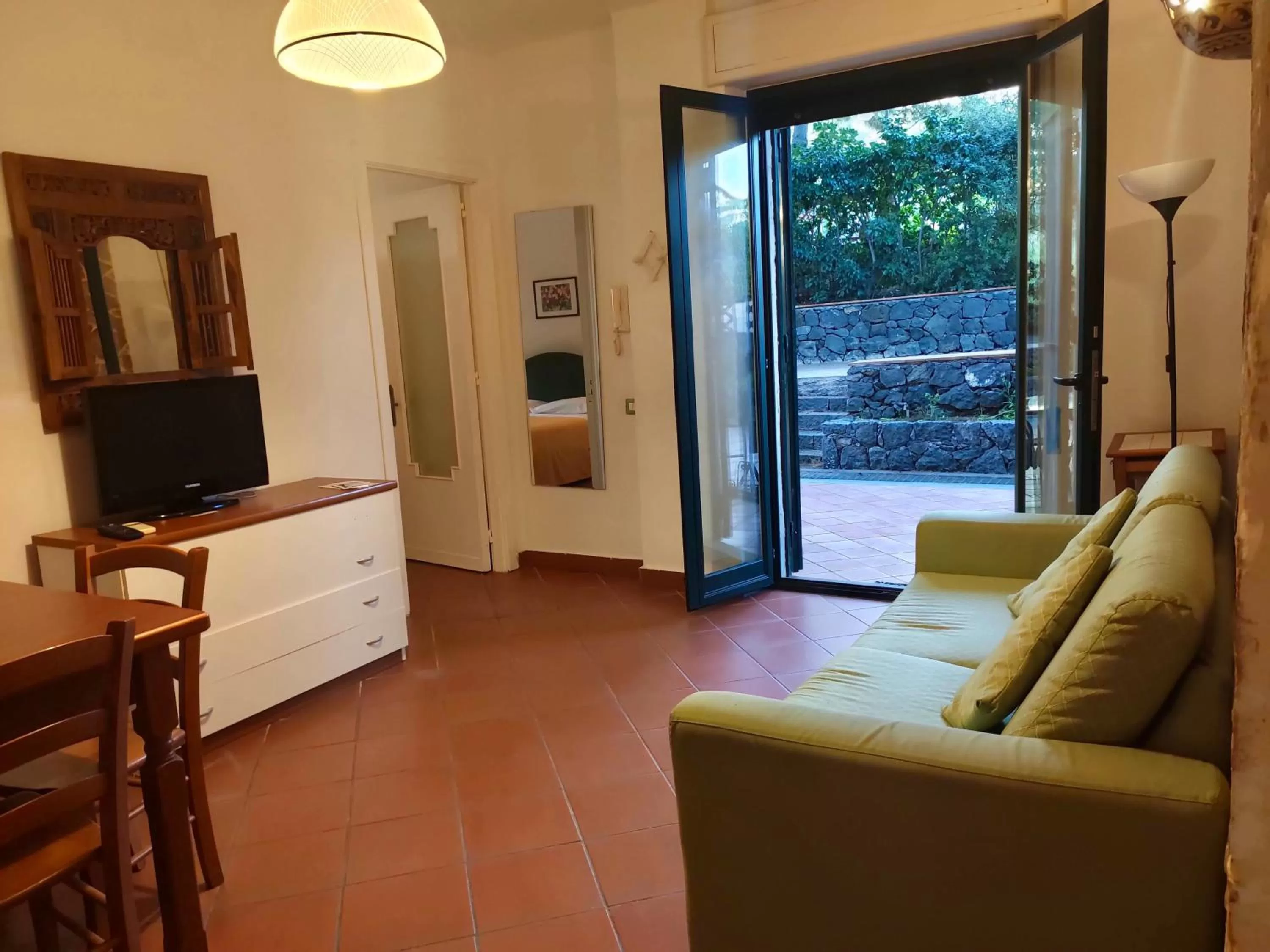 Seating area in Villa delle Palme