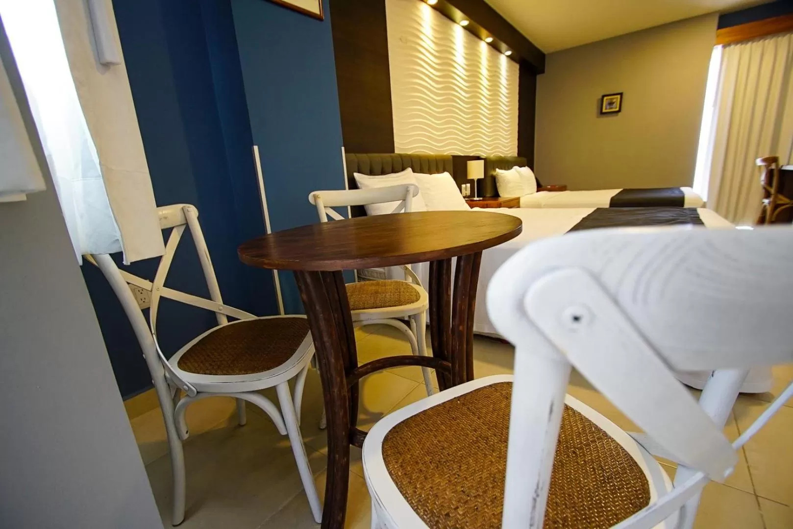 Living room, Bed in Hotel Clipperton