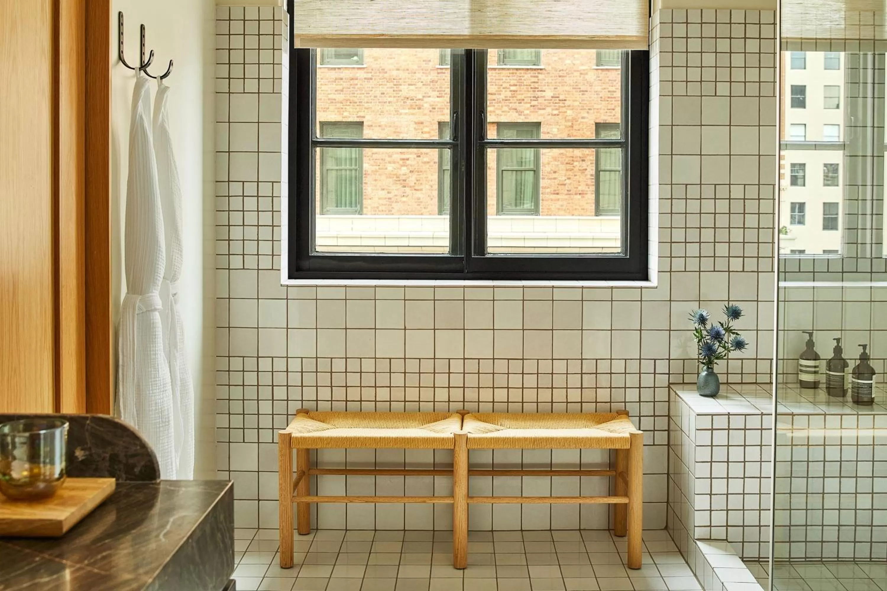 Bathroom in Downtown Los Angeles Proper Hotel, a Member of Design Hotels