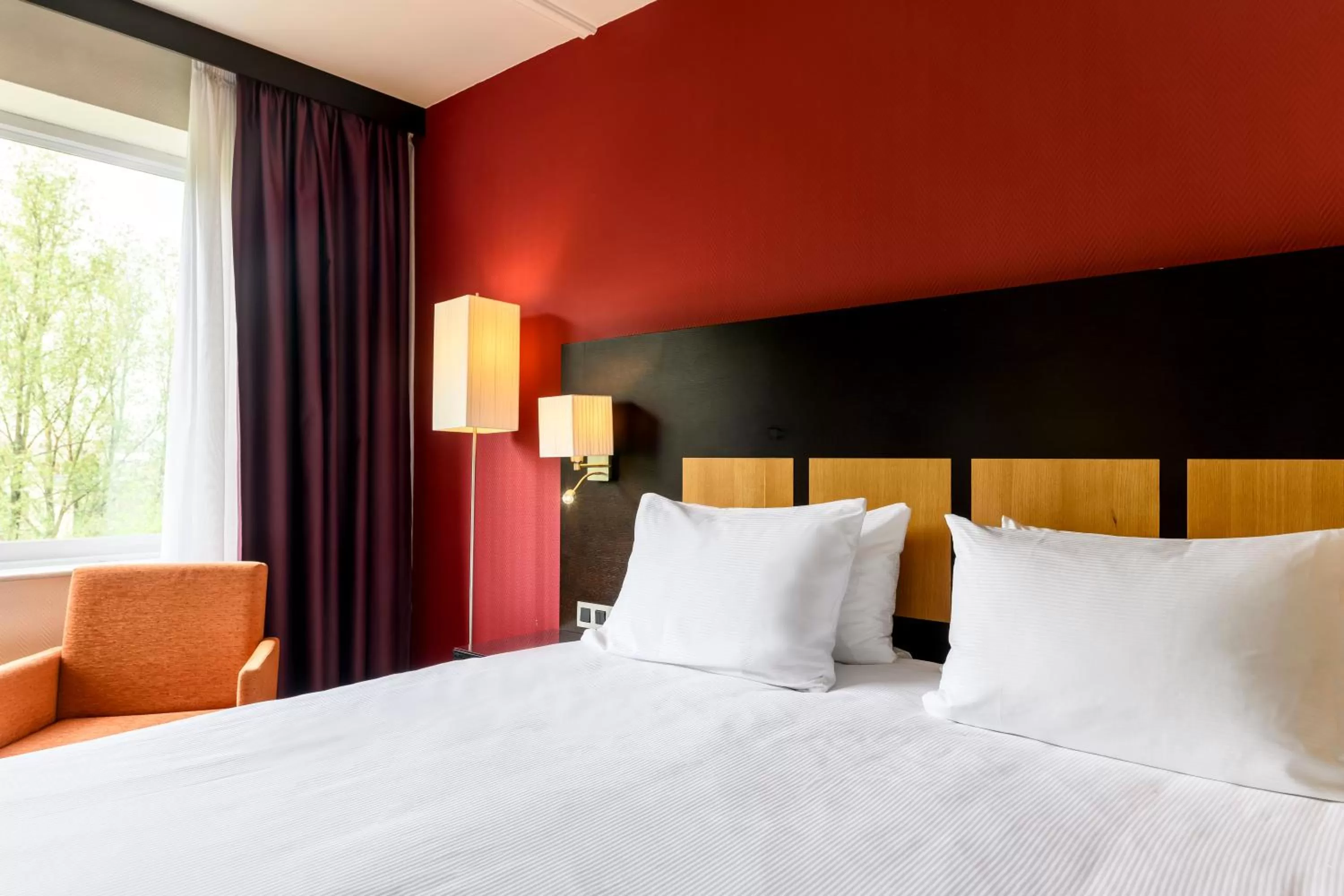 Bedroom, Bed in a&o Brussel Centrum