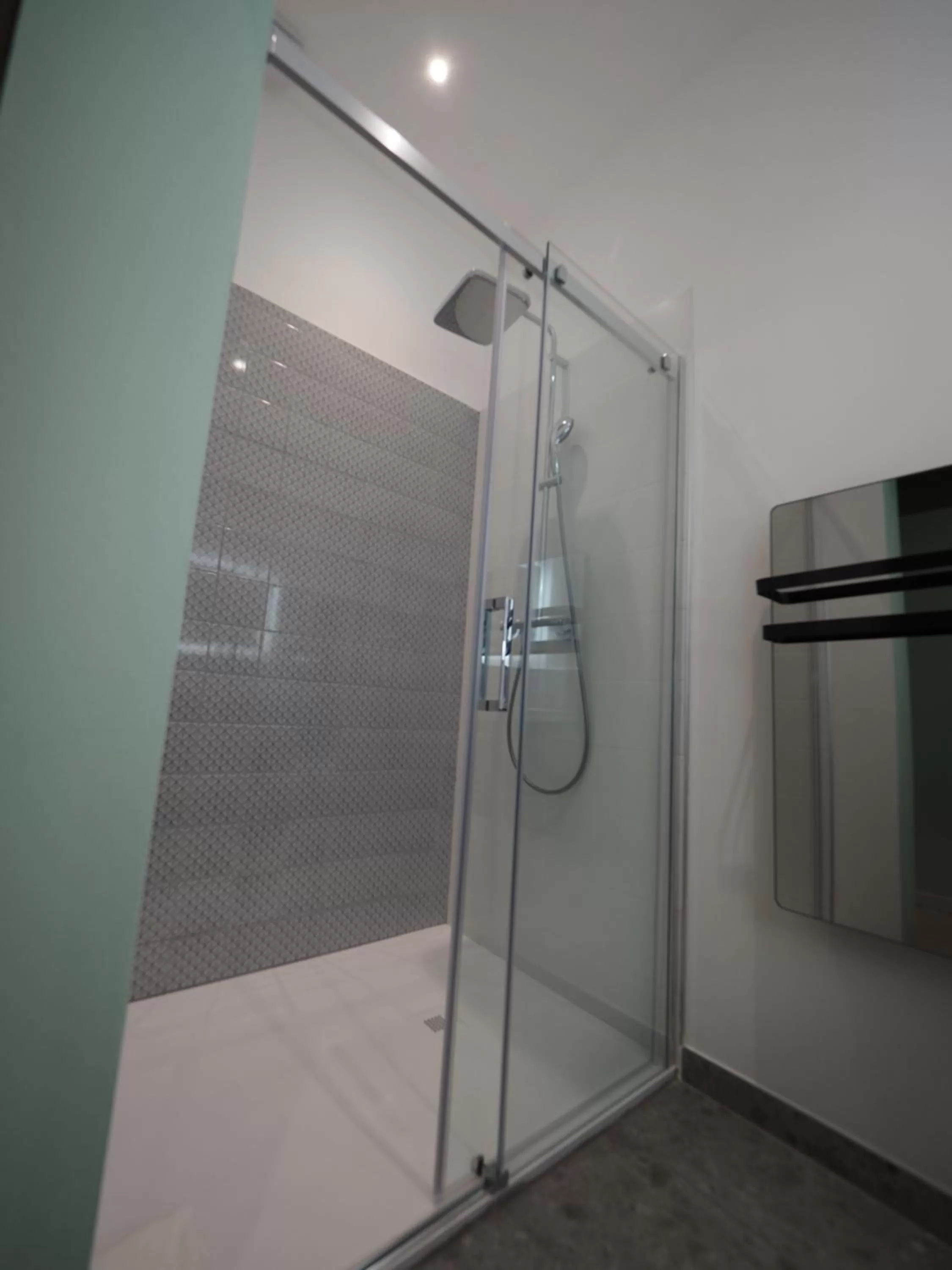 Shower in Hôtel Le Biarritz - Vichy