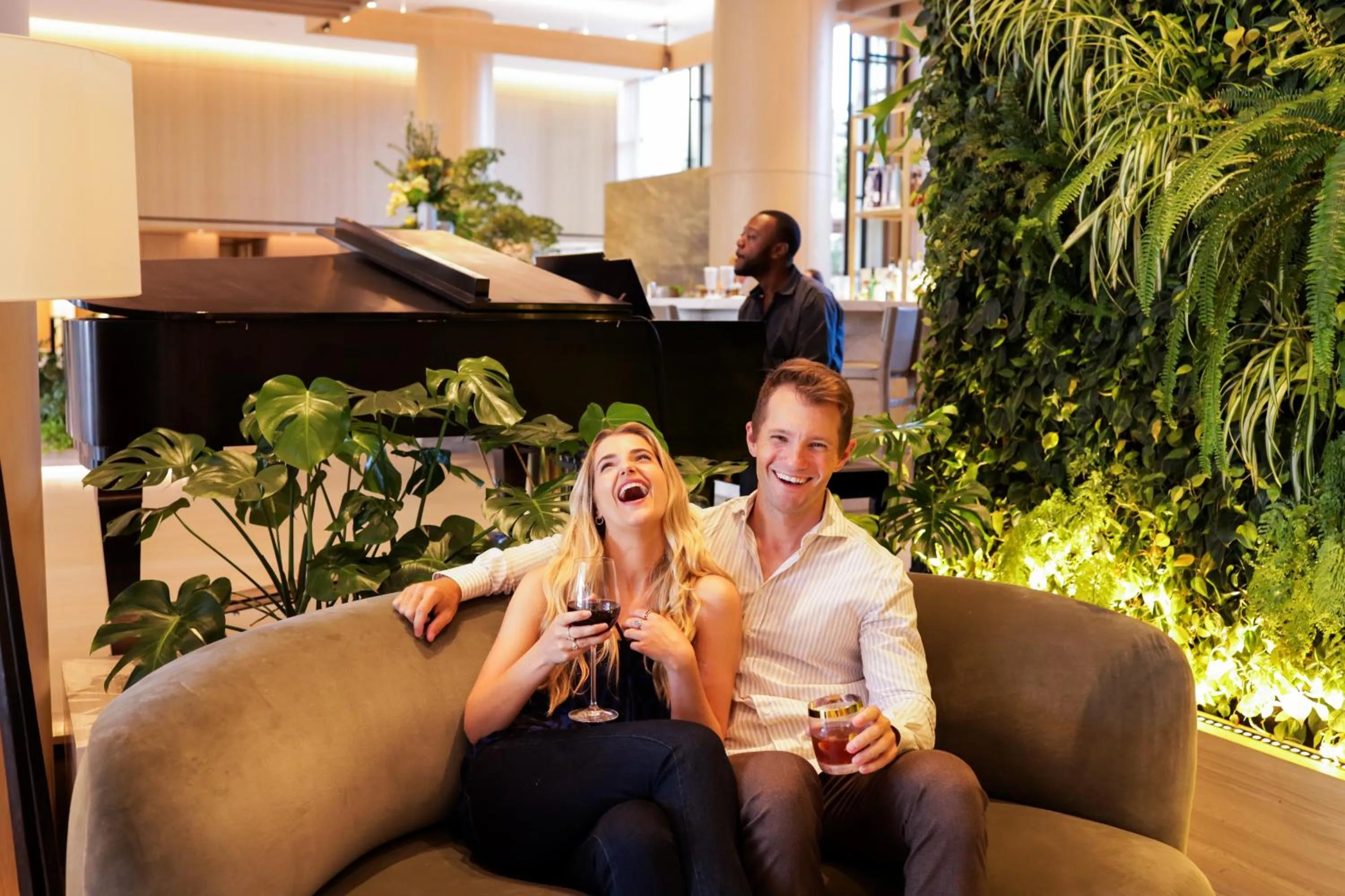 People in Fairmont Century Plaza Los Angeles at Beverly Hills