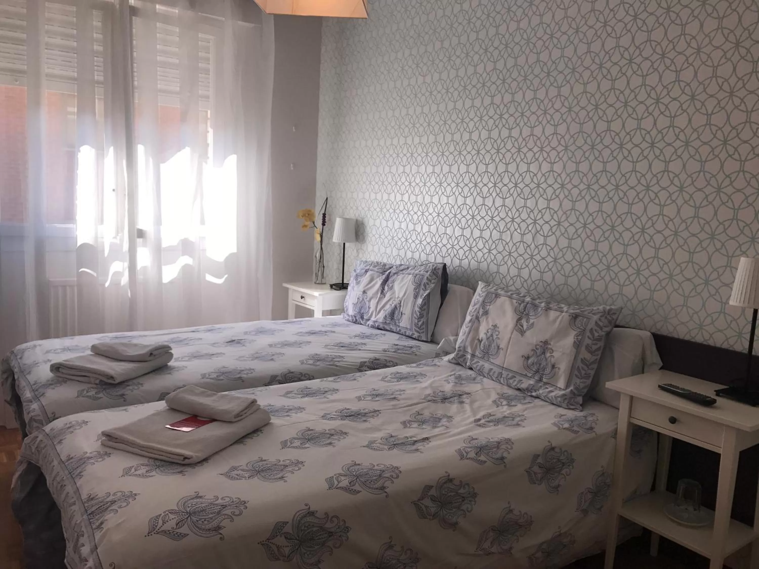 Bed in Alojamientos Iruña